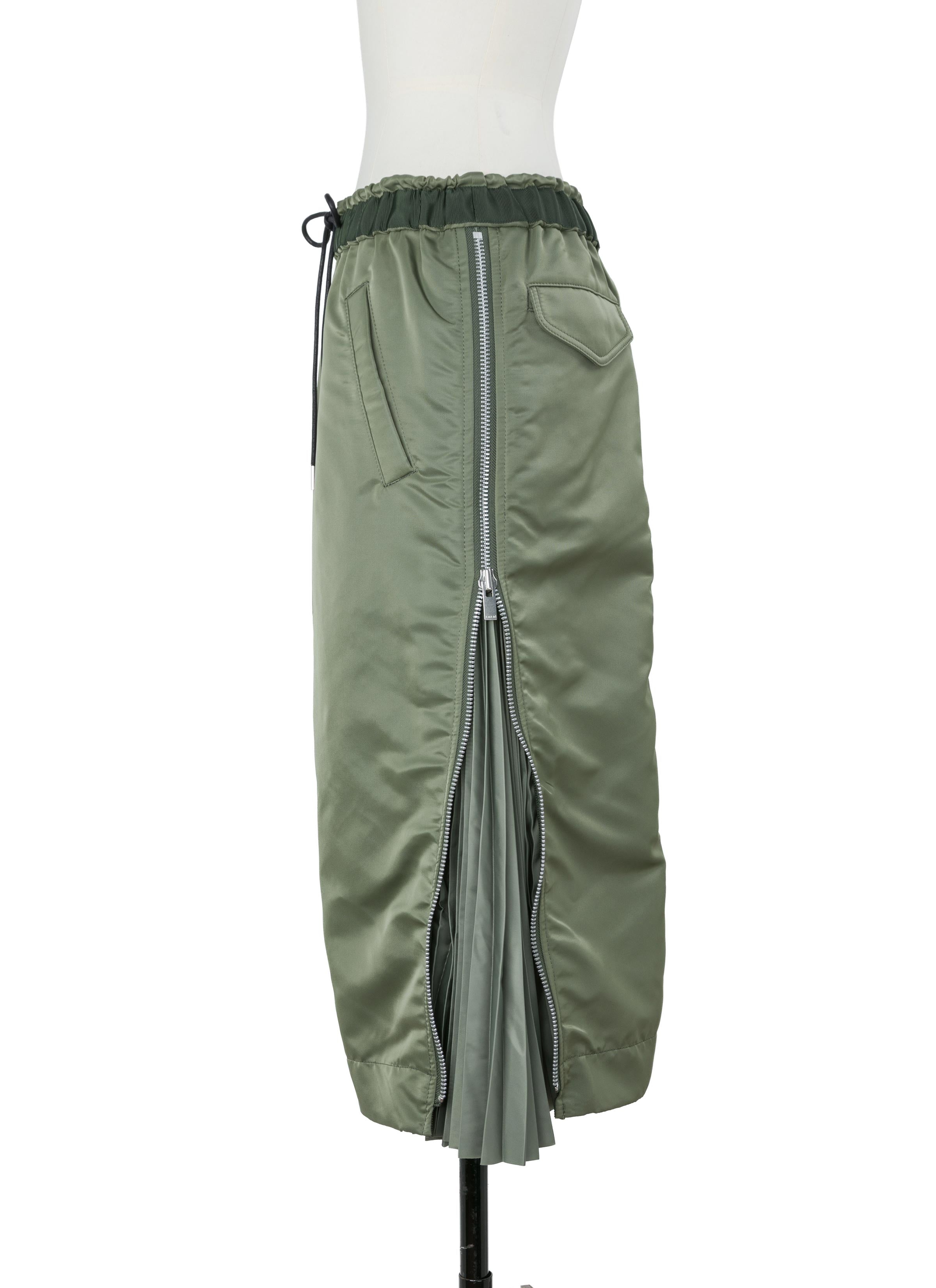 Nylon Twill Skirt