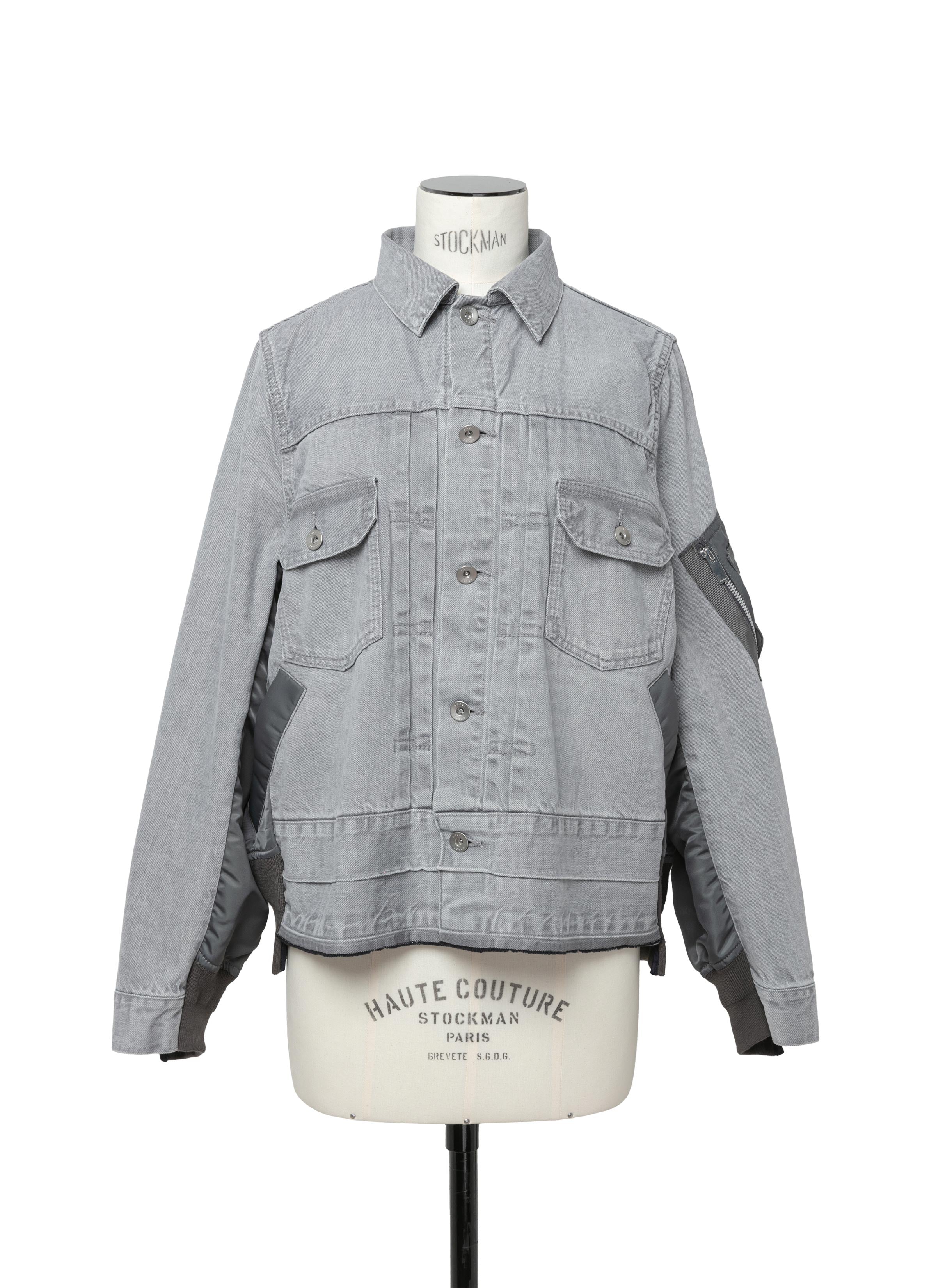 Denim x Nylon Twill Jacket | sacai Official Store サカイ オフィシャル
