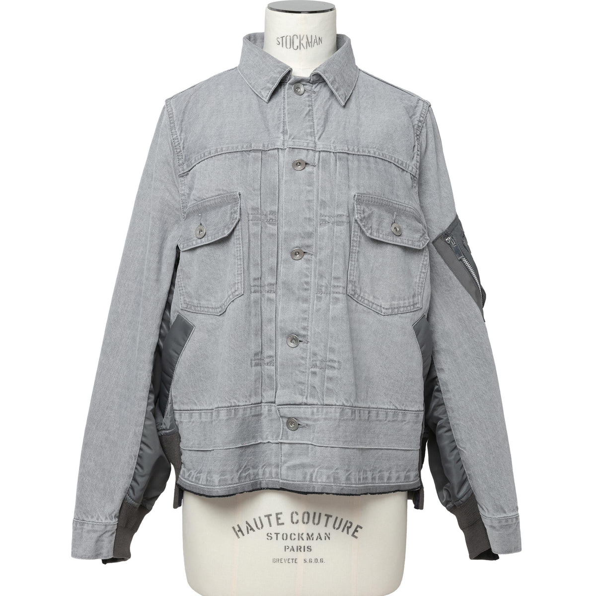 Denim x Nylon Twill Jacket | sacai Official Store サカイ オフィシャル