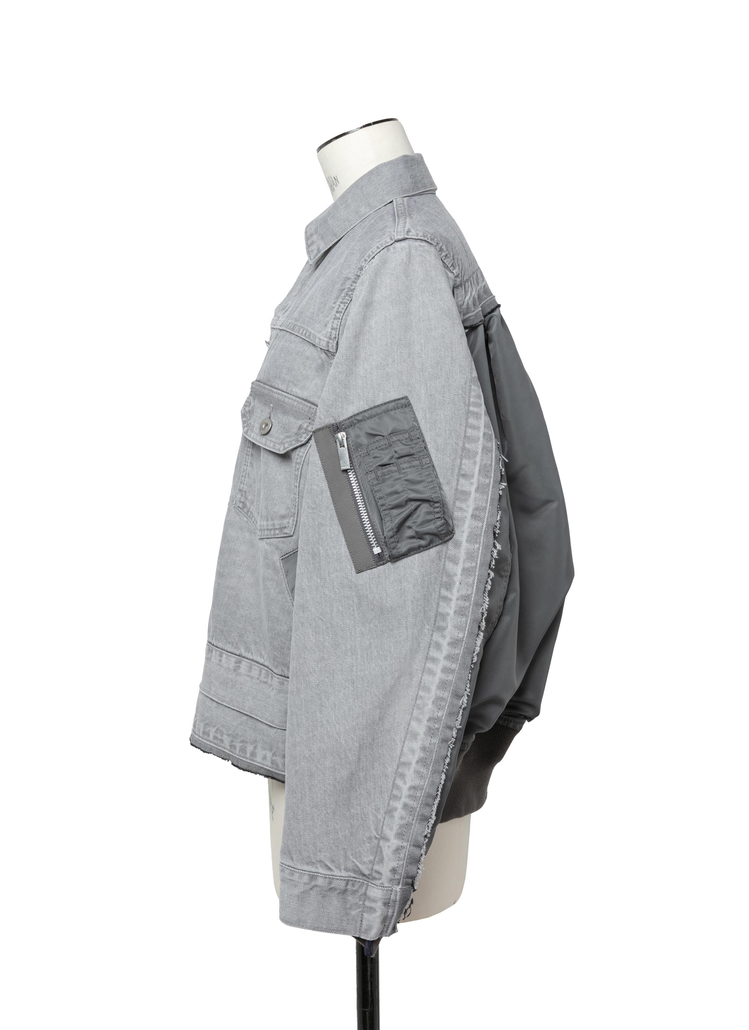 Denim x Nylon Twill Jacket | sacai Official Store サカイ オフィシャル