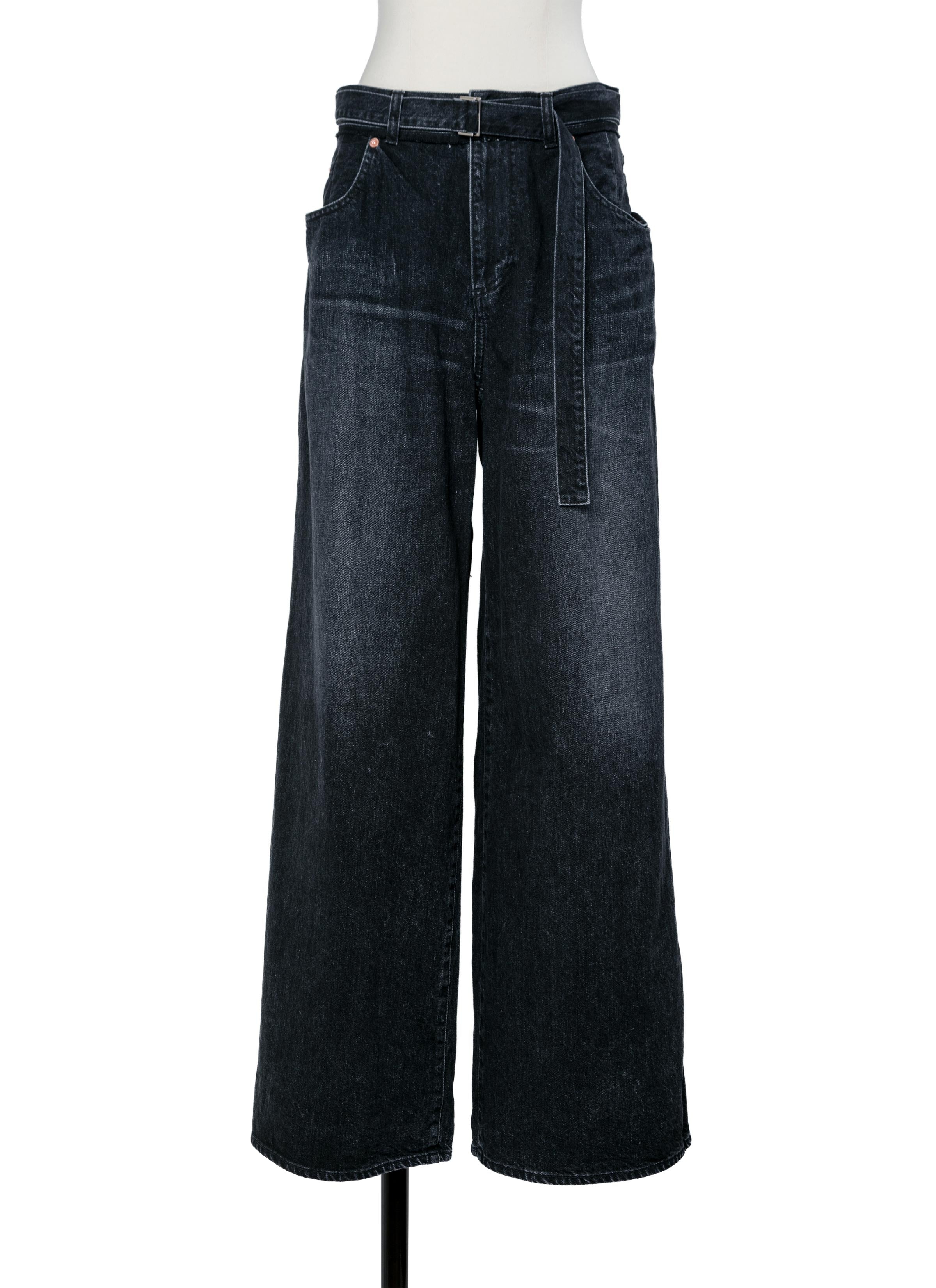 Wide Denim Pants