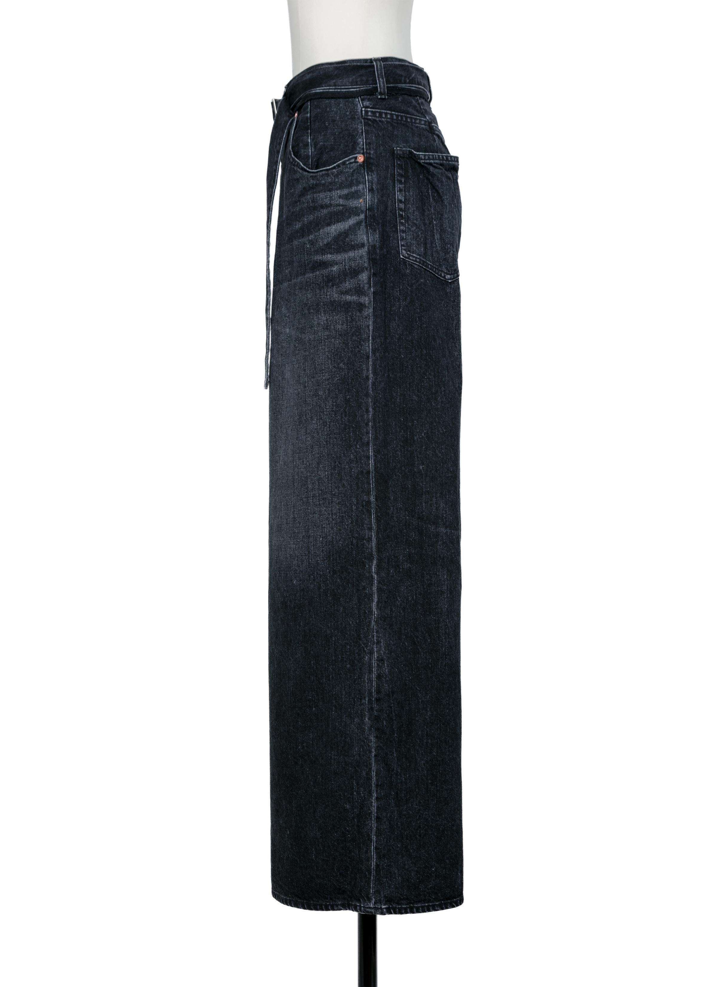 Wide Denim Pants