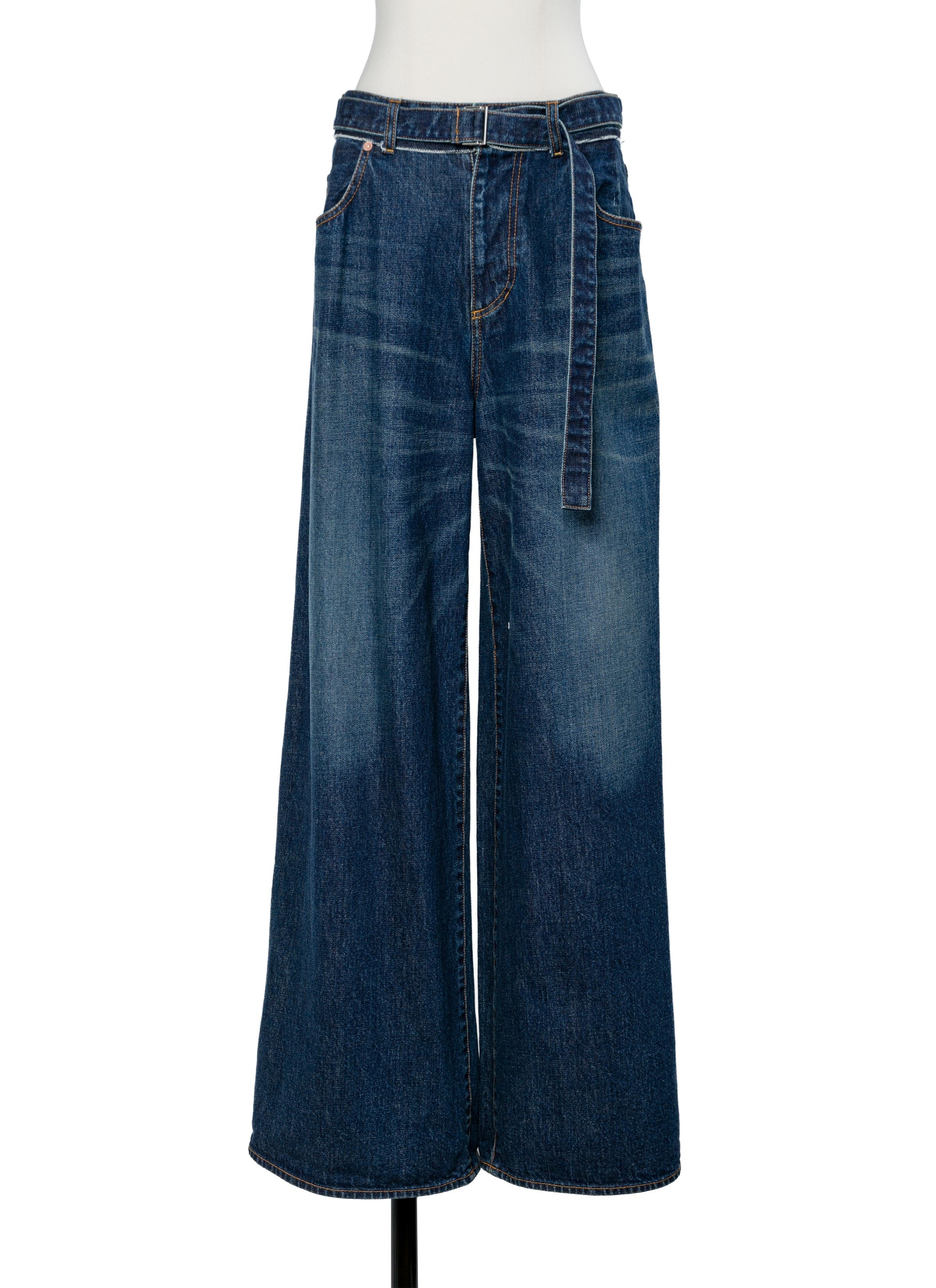 sacai classic wide Wide Denim Pants デニム Wide Denim Pants | sacai Official Store サカイ オフィシャル