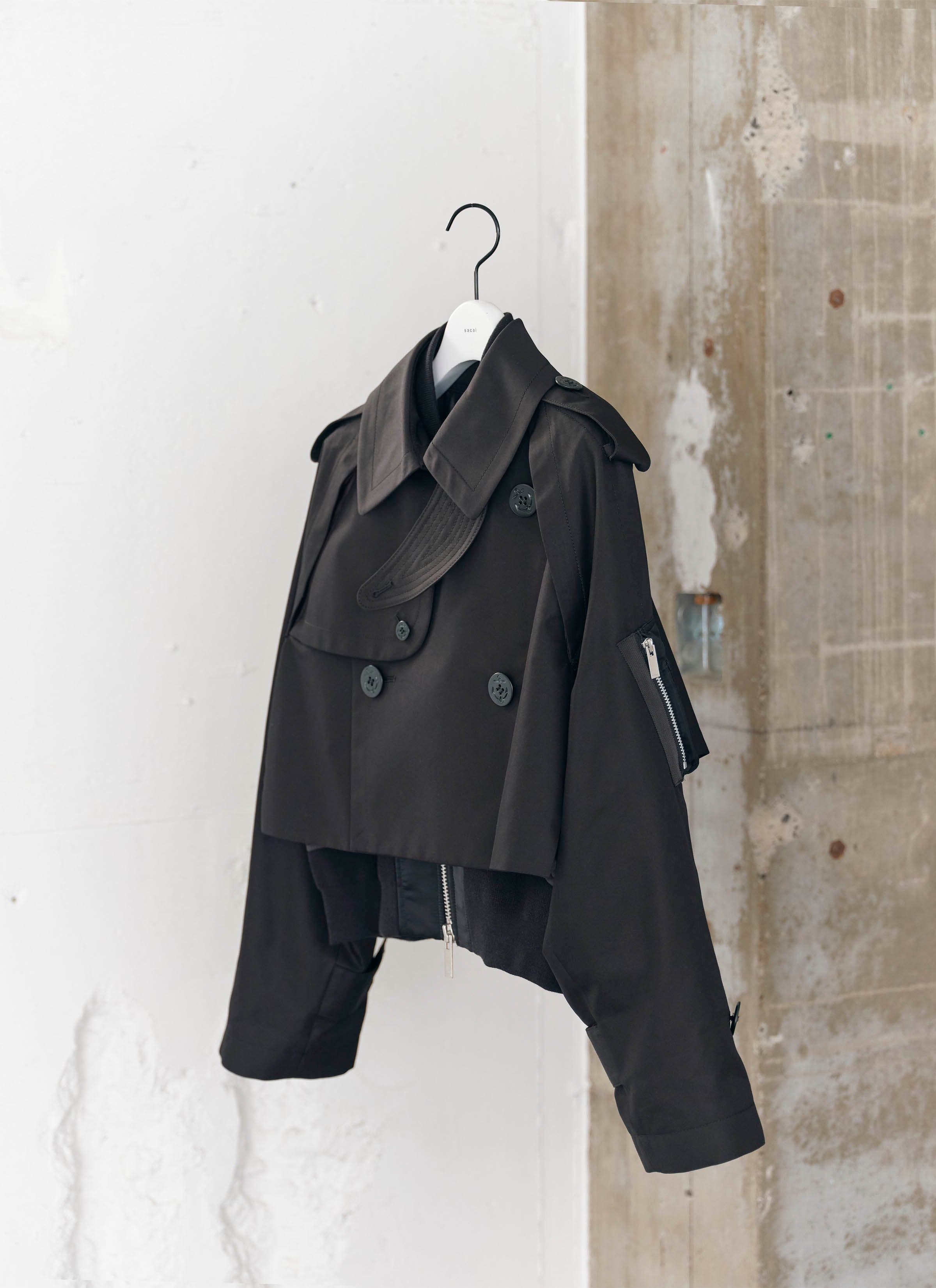 Cotton Gabardine x Nylon Twill Blouson | sacai Official Store