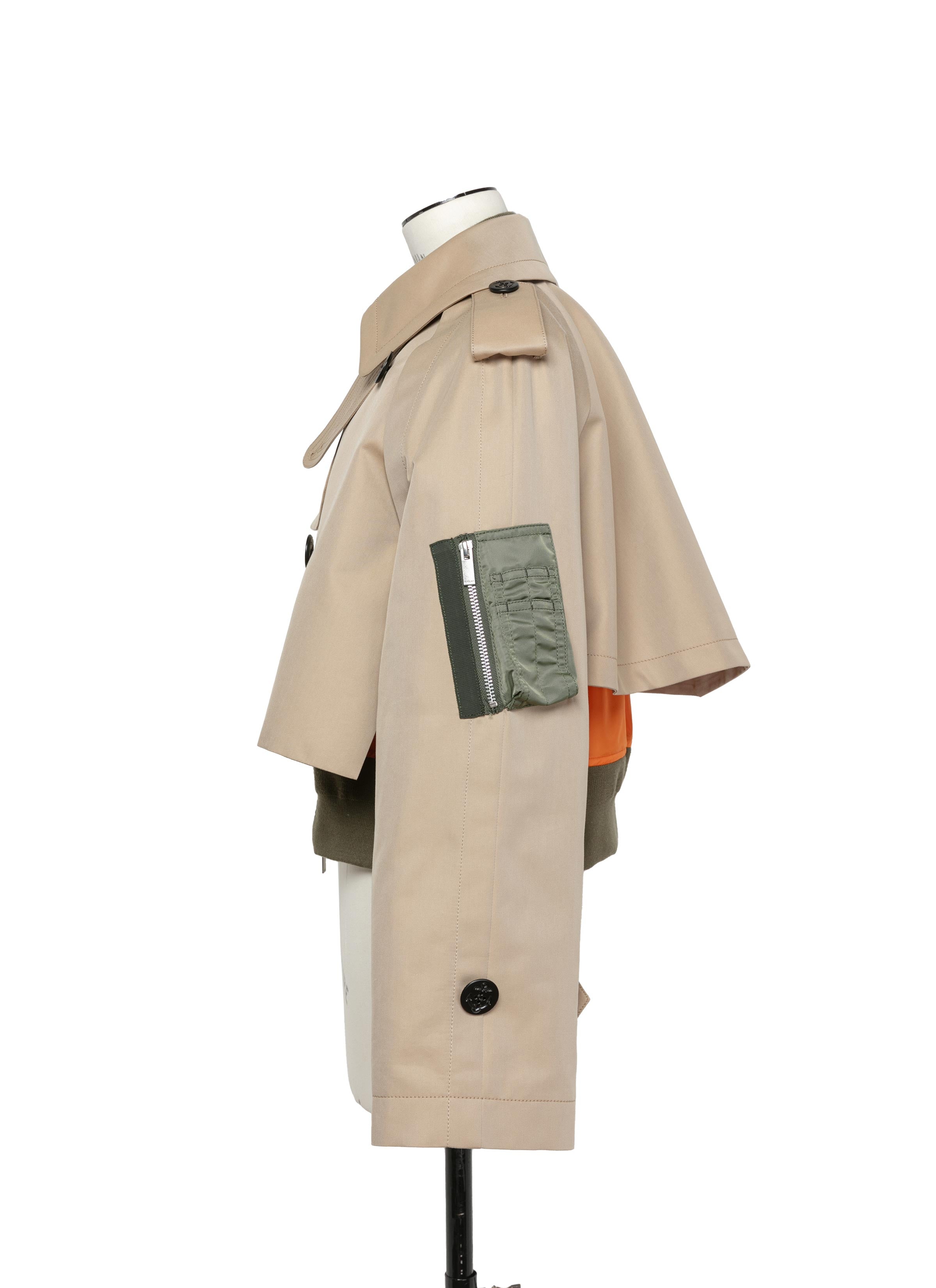 Cotton Gabardine x Nylon Twill Blouson | sacai Official Store