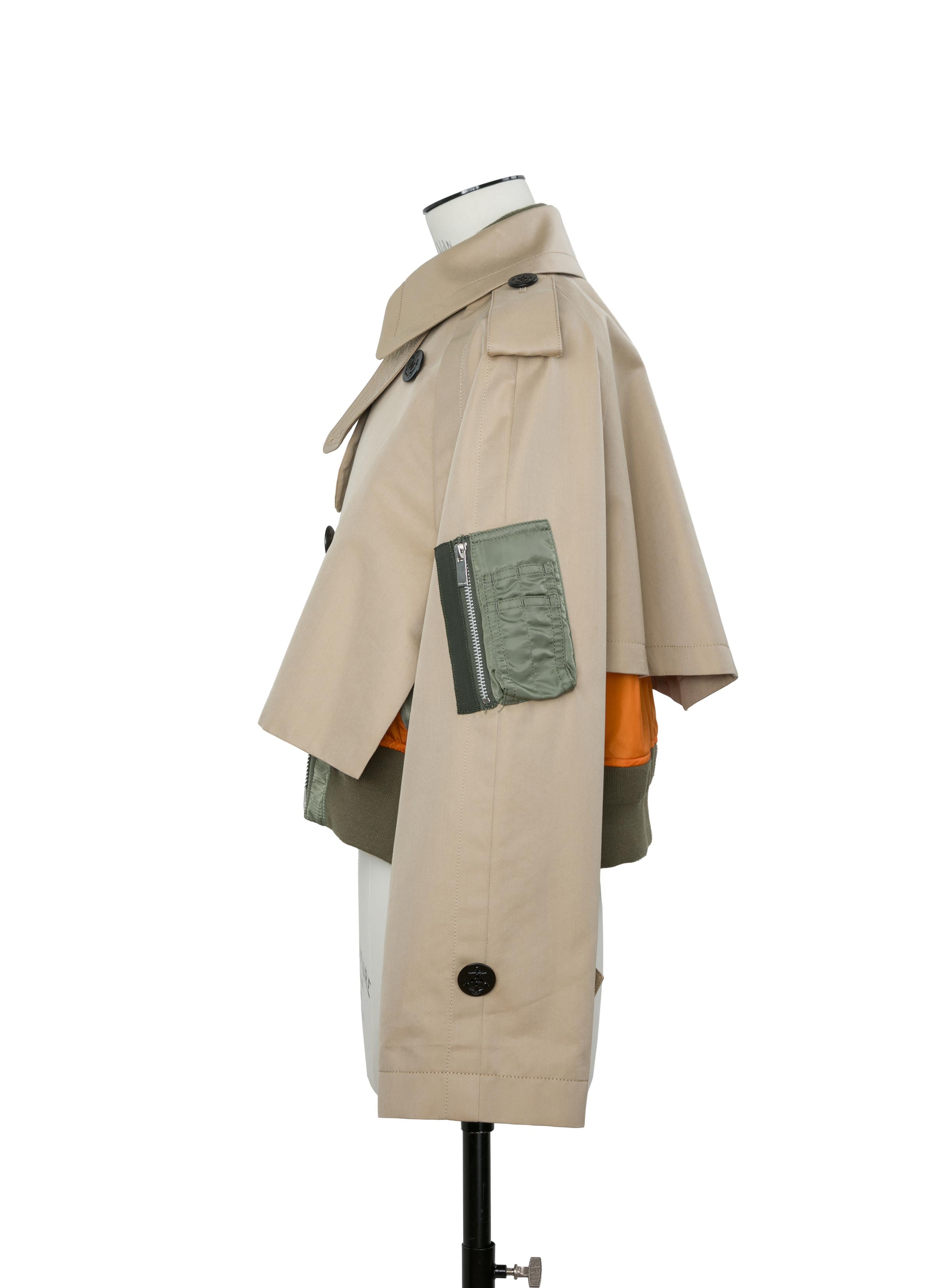 Cotton Gabardine x Nylon Twill Blouson | sacai Official Store