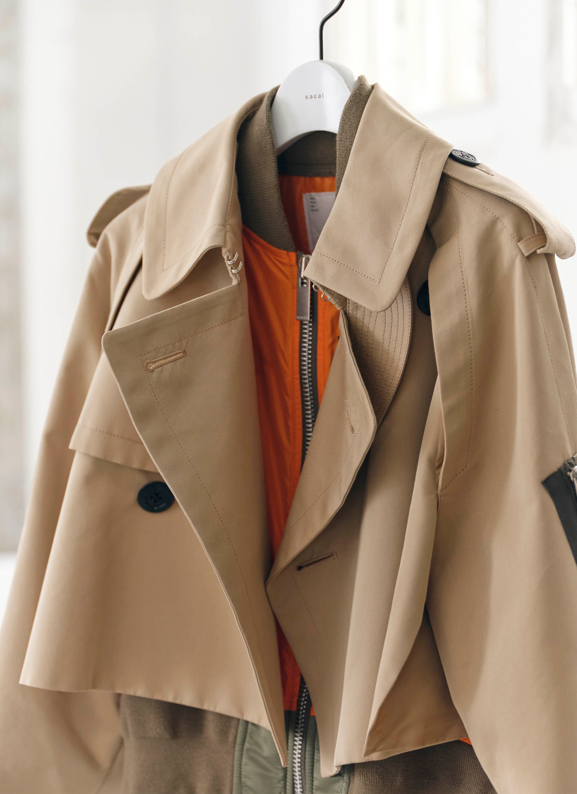 Cotton Gabardine x Nylon Twill Blouson | sacai Official Store
