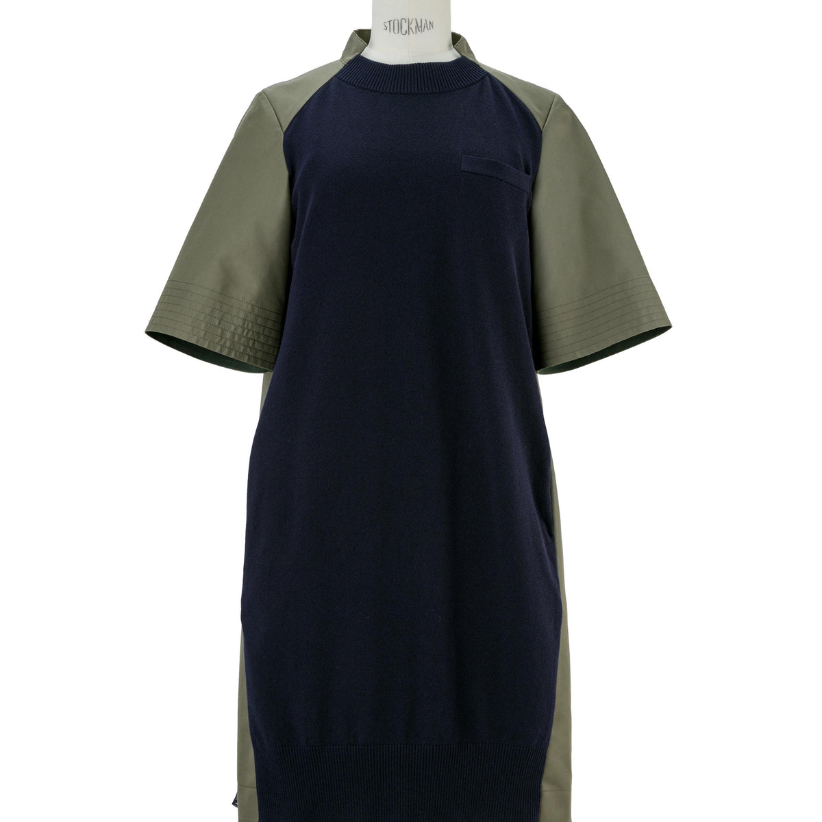 Cotton Gabardine x Knit Dress | sacai Official Store サカイ 
