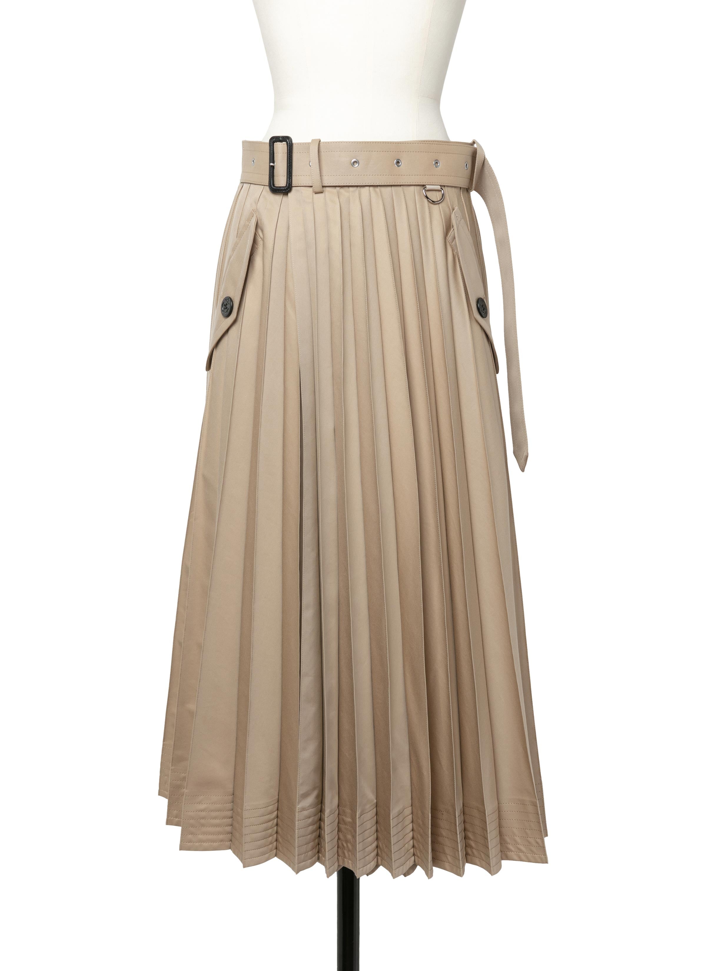 Cotton Gabardine Skirt | sacai Official Store サカイ オフィシャル