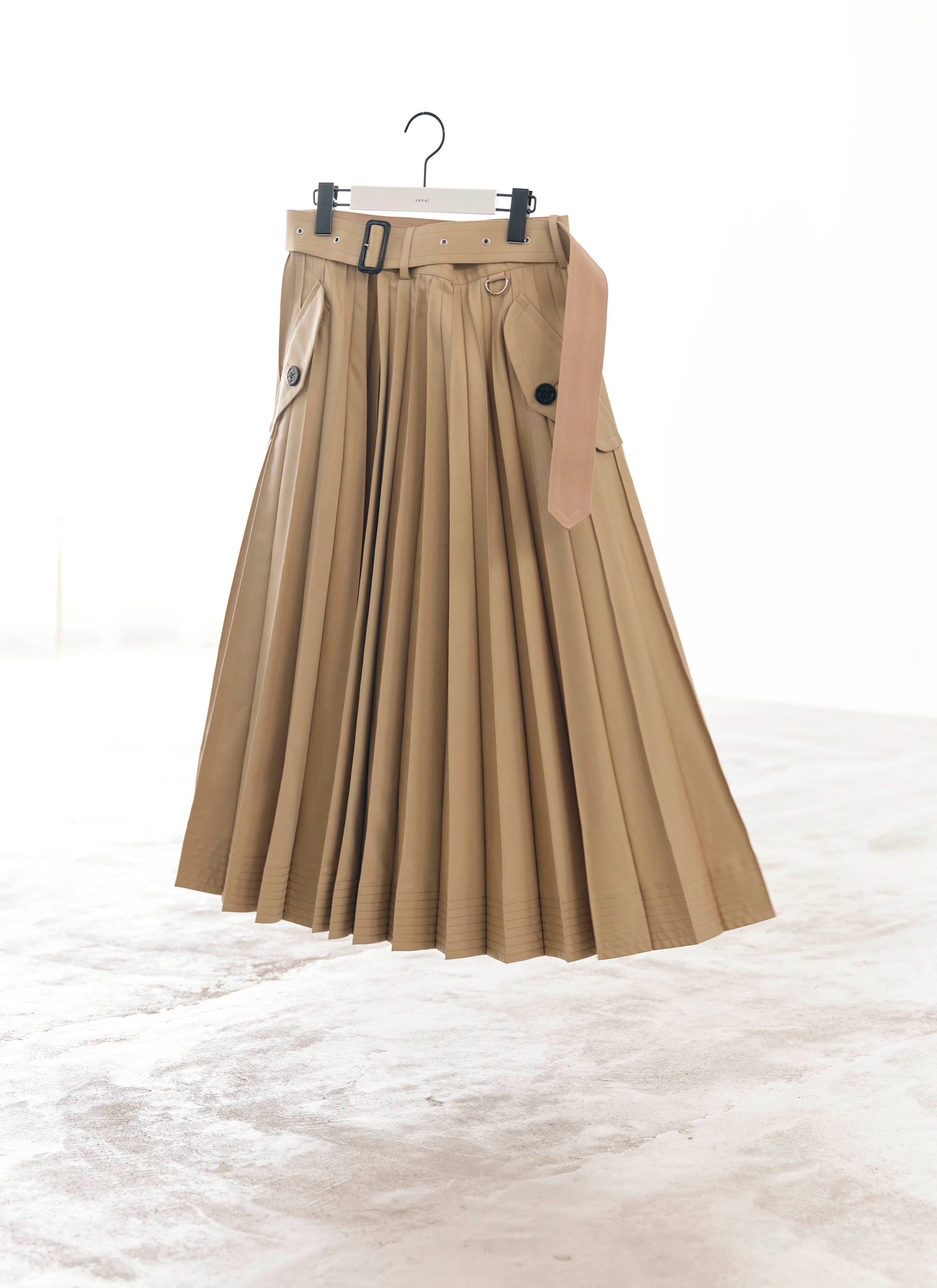 sacai サカイcotton Gabardine Skirt スカート Cotton Gabardine Skirt | sacai Official Store サカイ オフィシャル