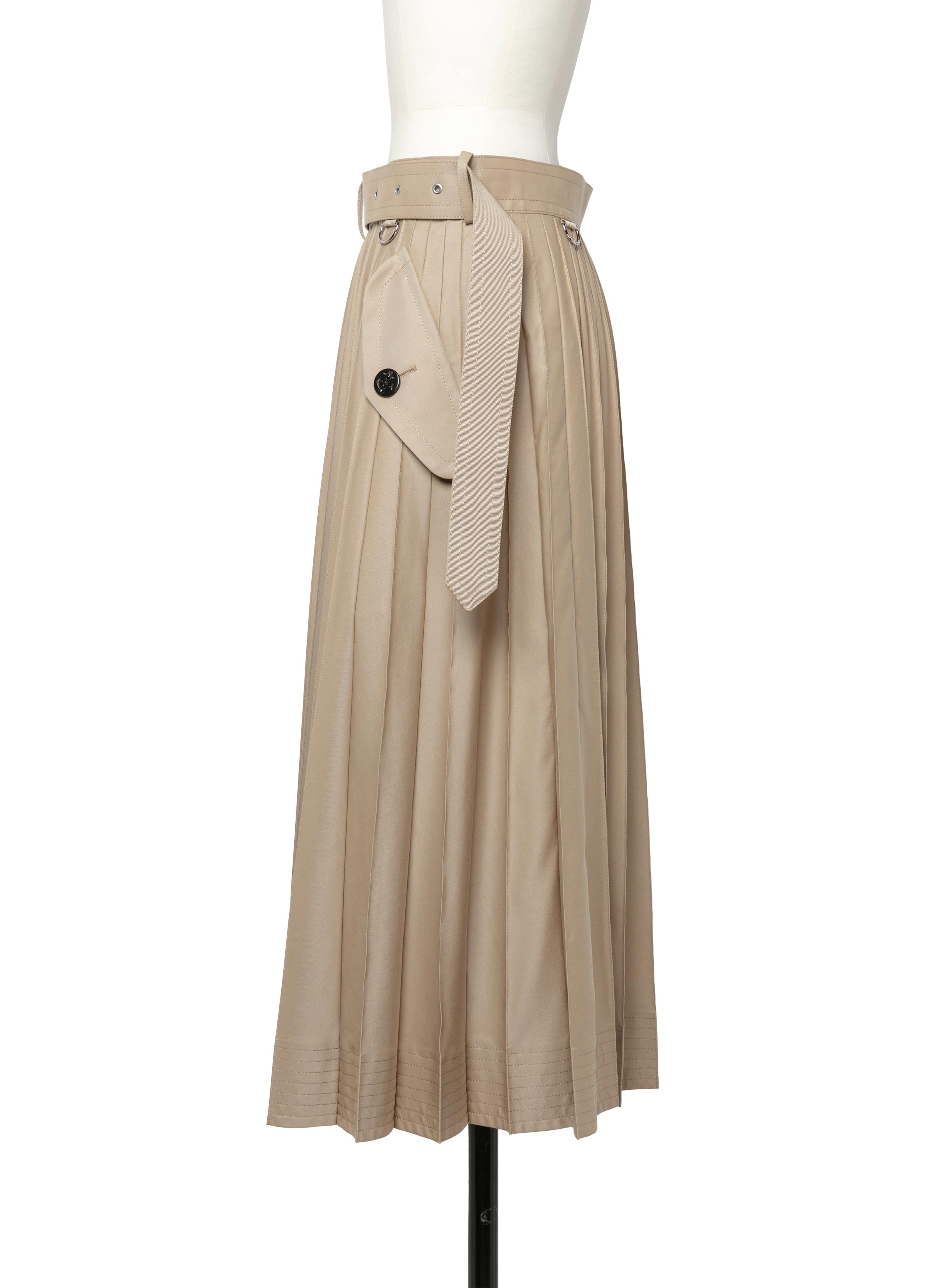 Cotton Gabardine Skirt | sacai Official Store サカイ オフィシャル