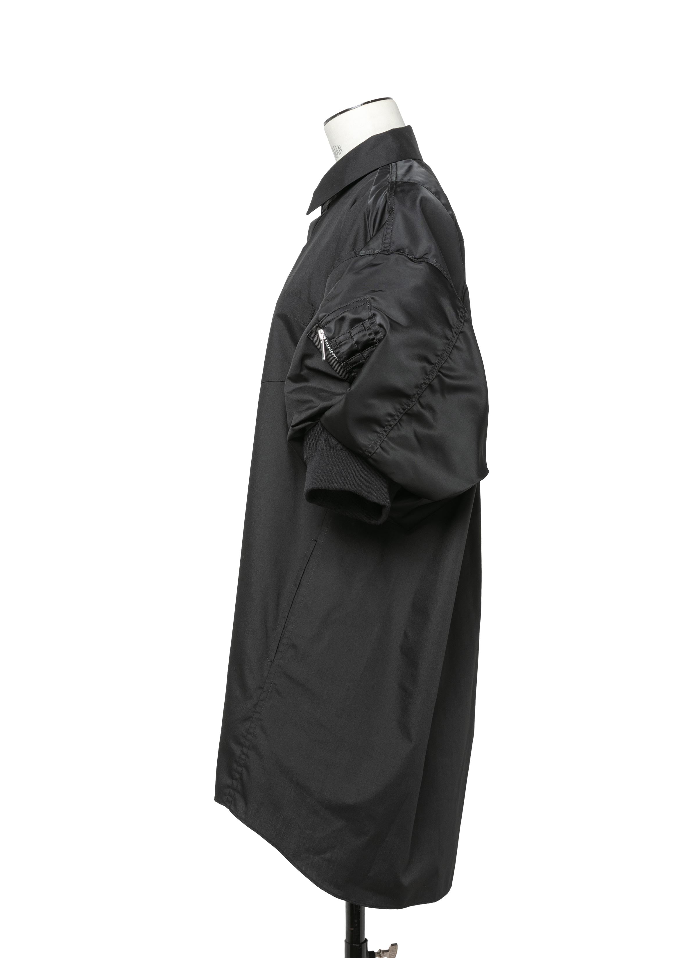 ワンピース sacai Cotton Poplin x Nylon Twill Dress Cotton Poplin x Nylon Twill Dress | sacai Official Store サカイ