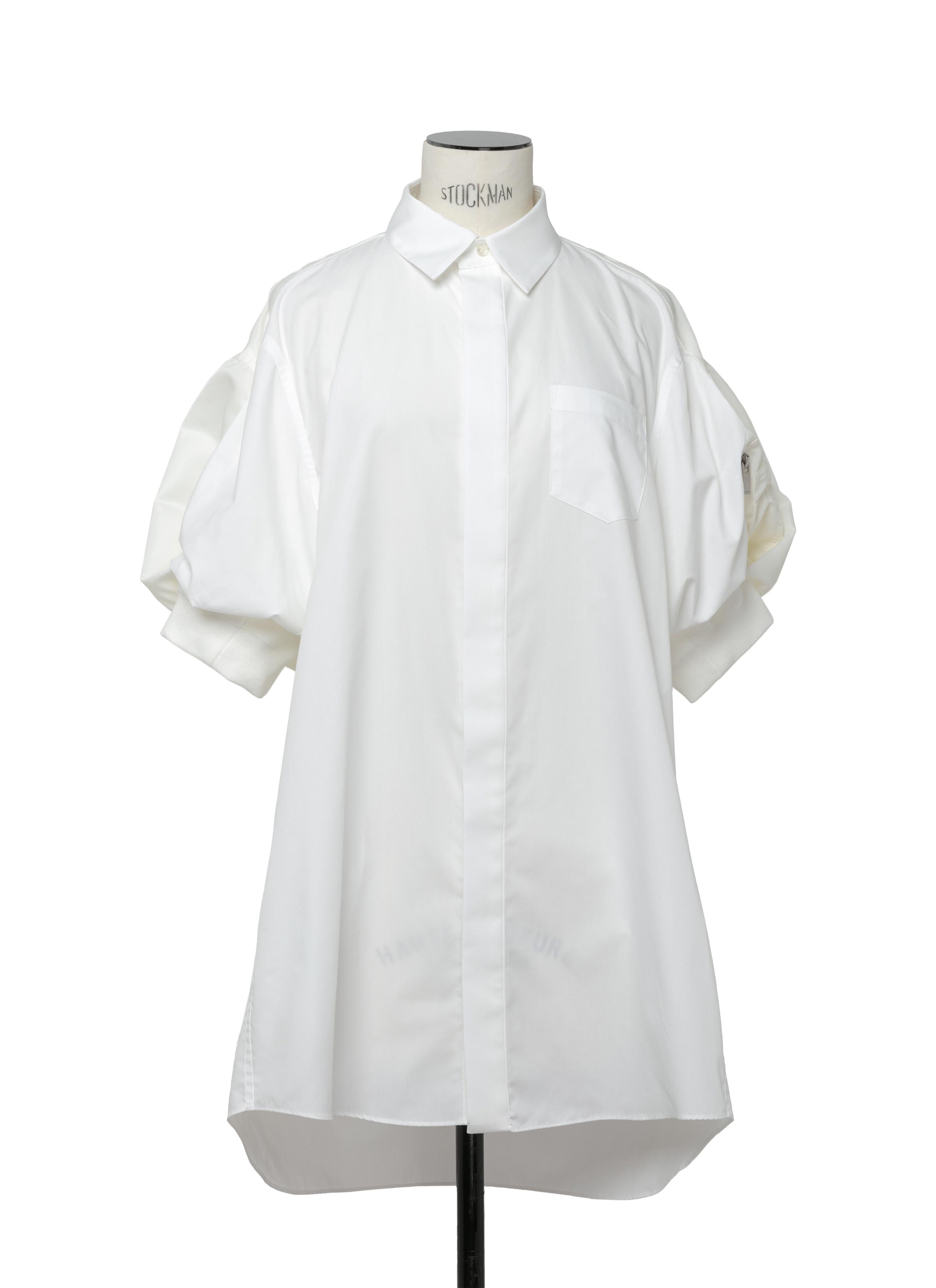 Cotton Poplin x Nylon Twill Dress | sacai Official Store サカイ