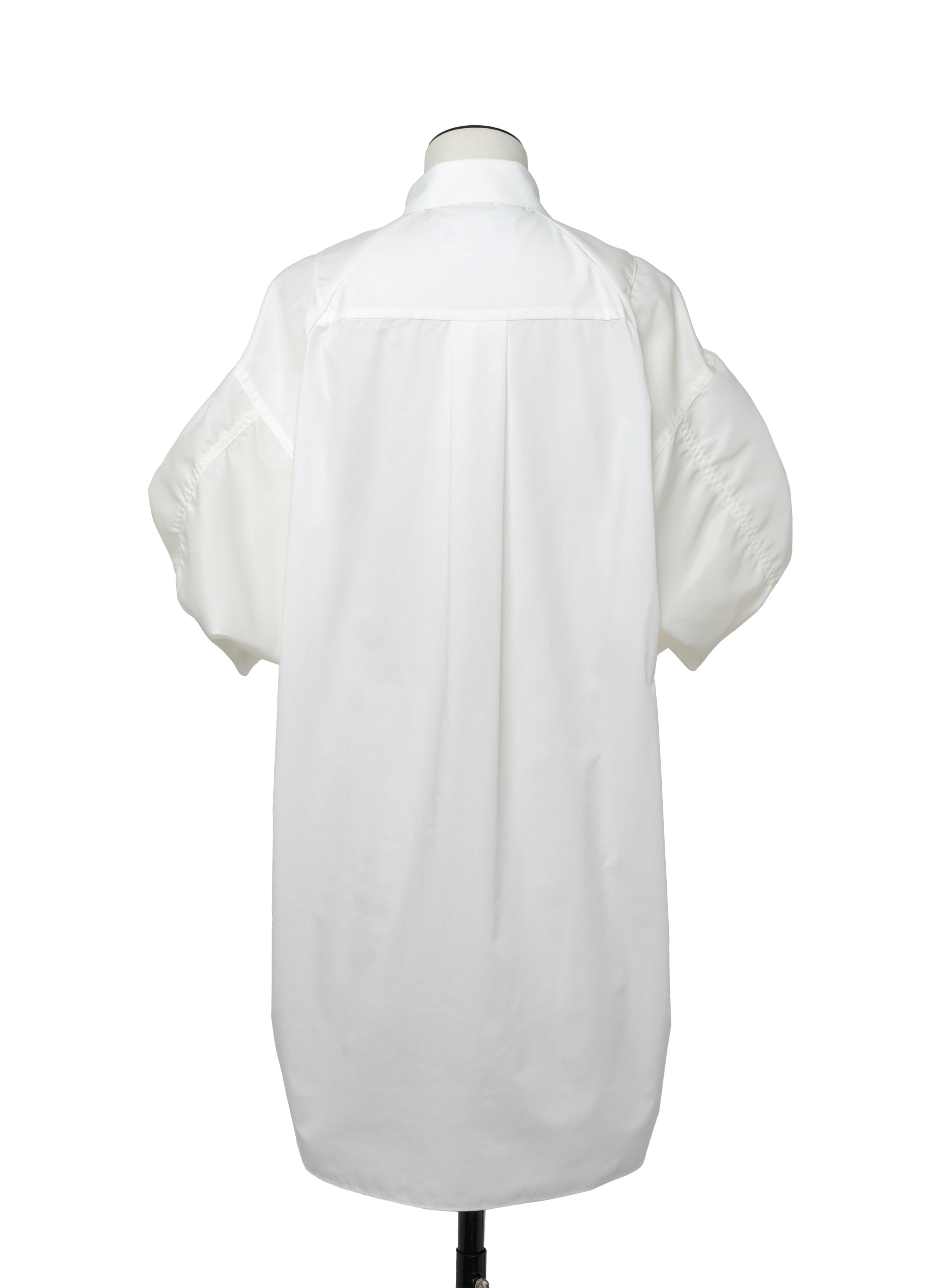 Cotton Poplin x Nylon Twill Dress | sacai Official Store