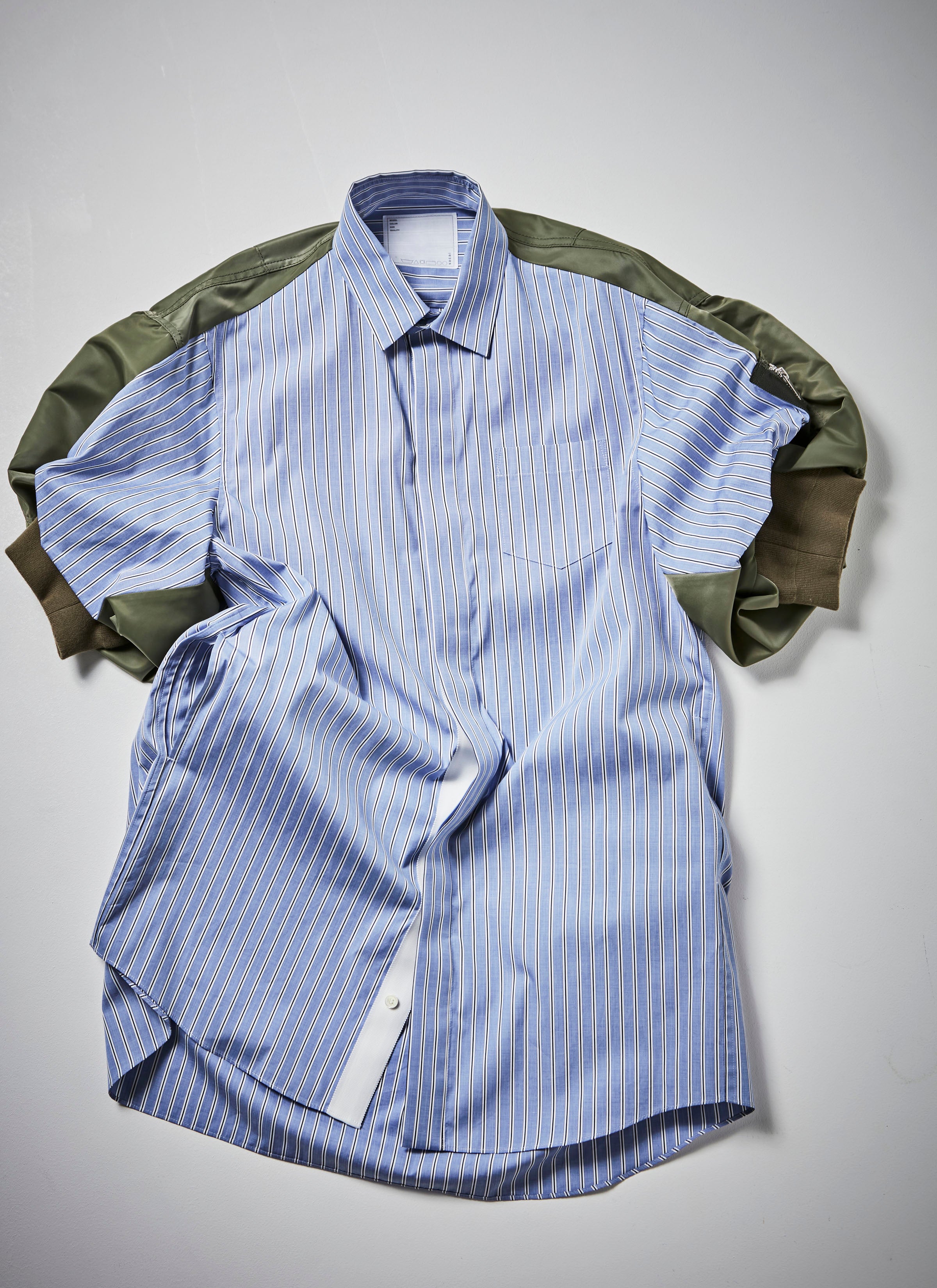 Cotton Poplin x Nylon Twill Dress