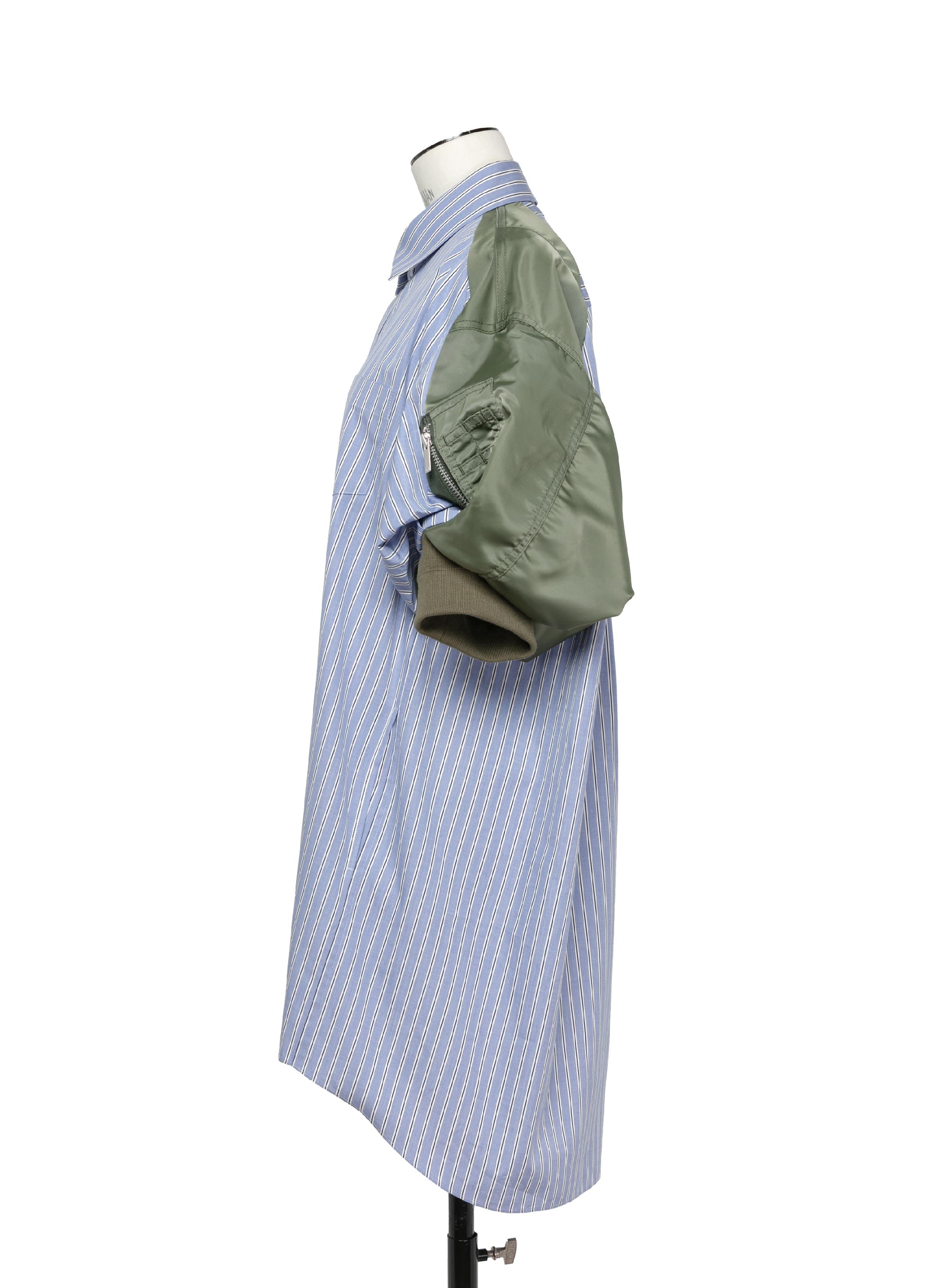 Cotton Poplin x Nylon Twill Dress