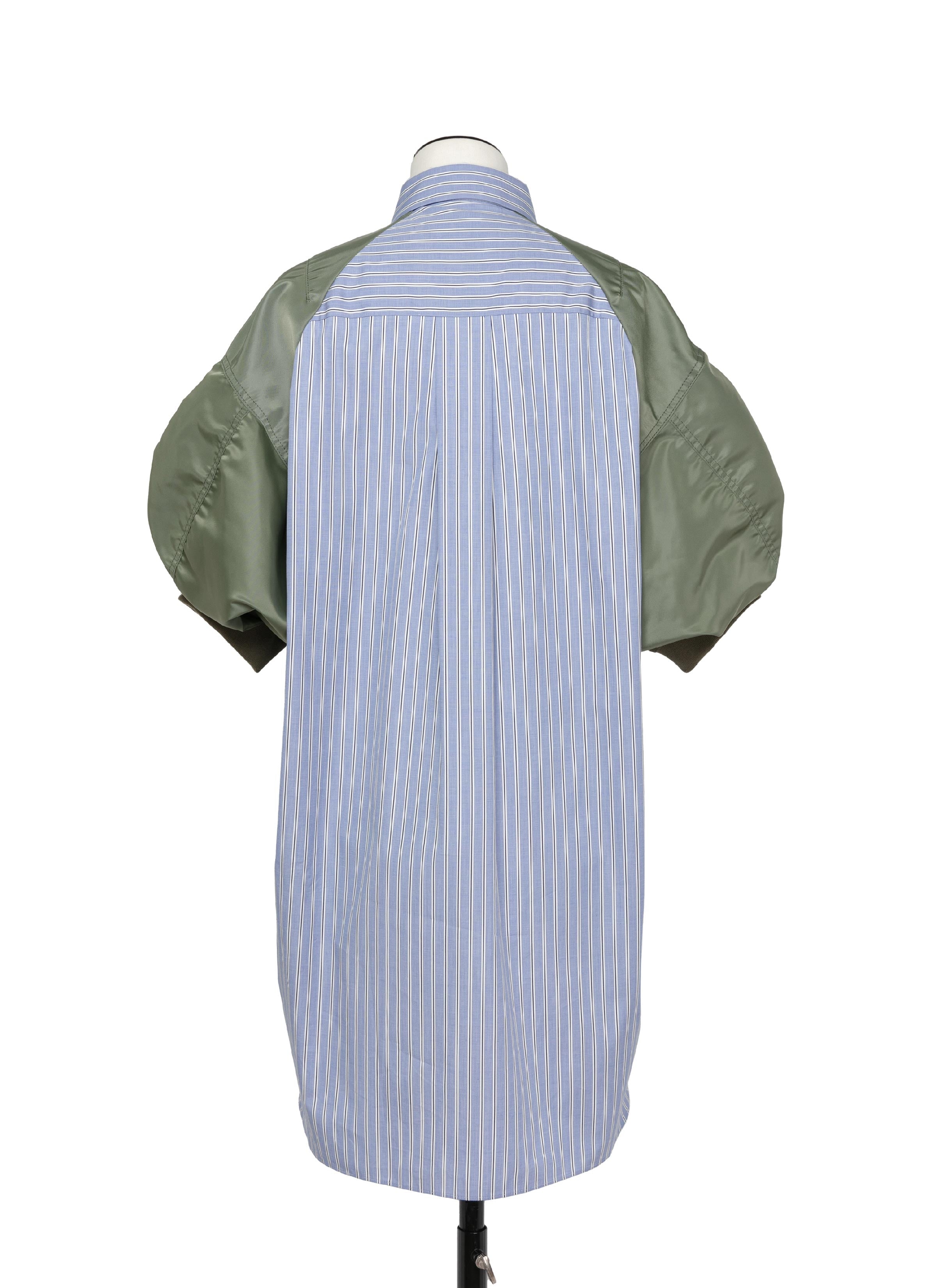 Cotton Poplin x Nylon Twill Dress | sacai Official Store サカイ