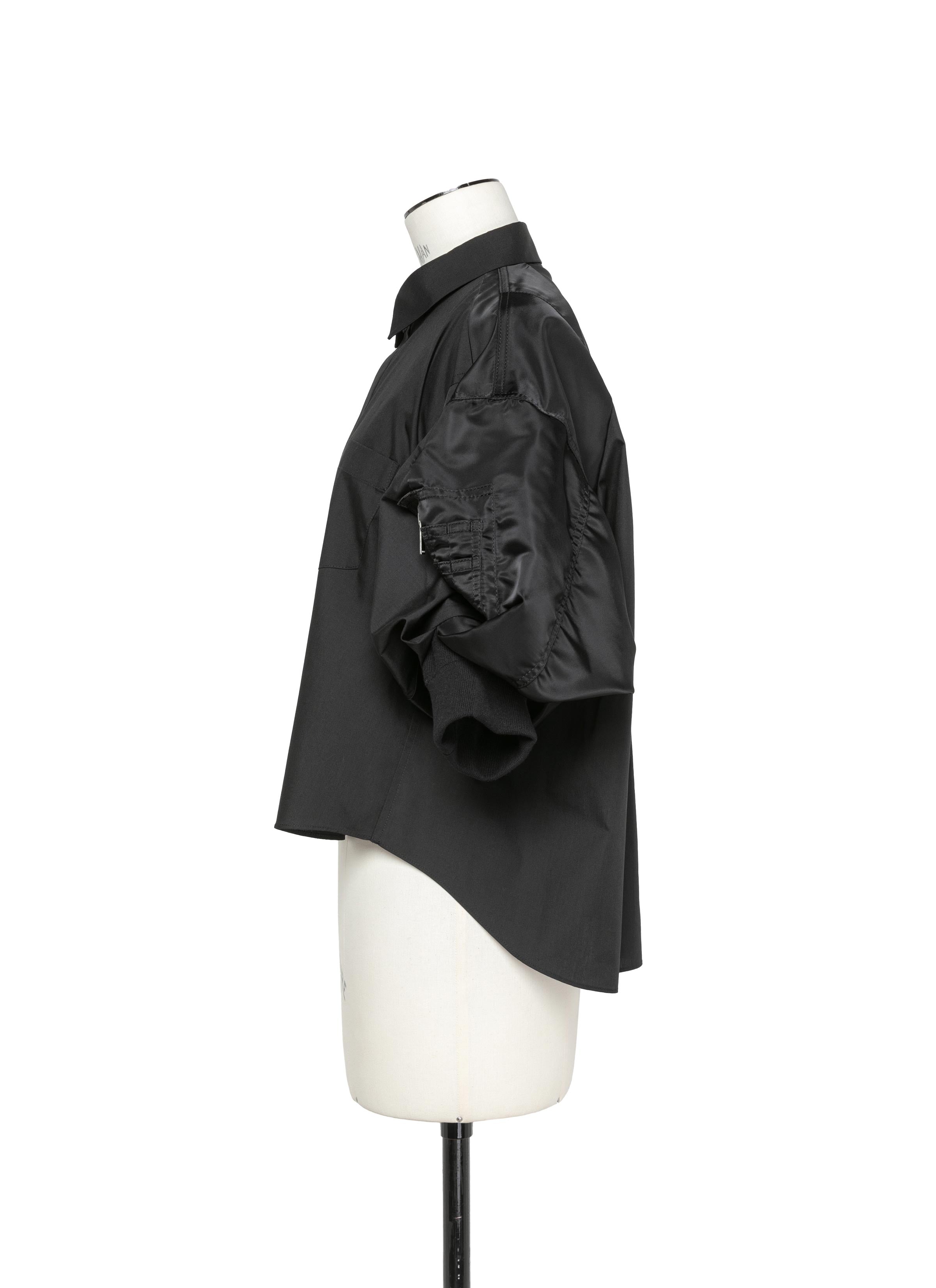 Cotton Poplin x Nylon Twill Shirt | sacai Official Store サカイ