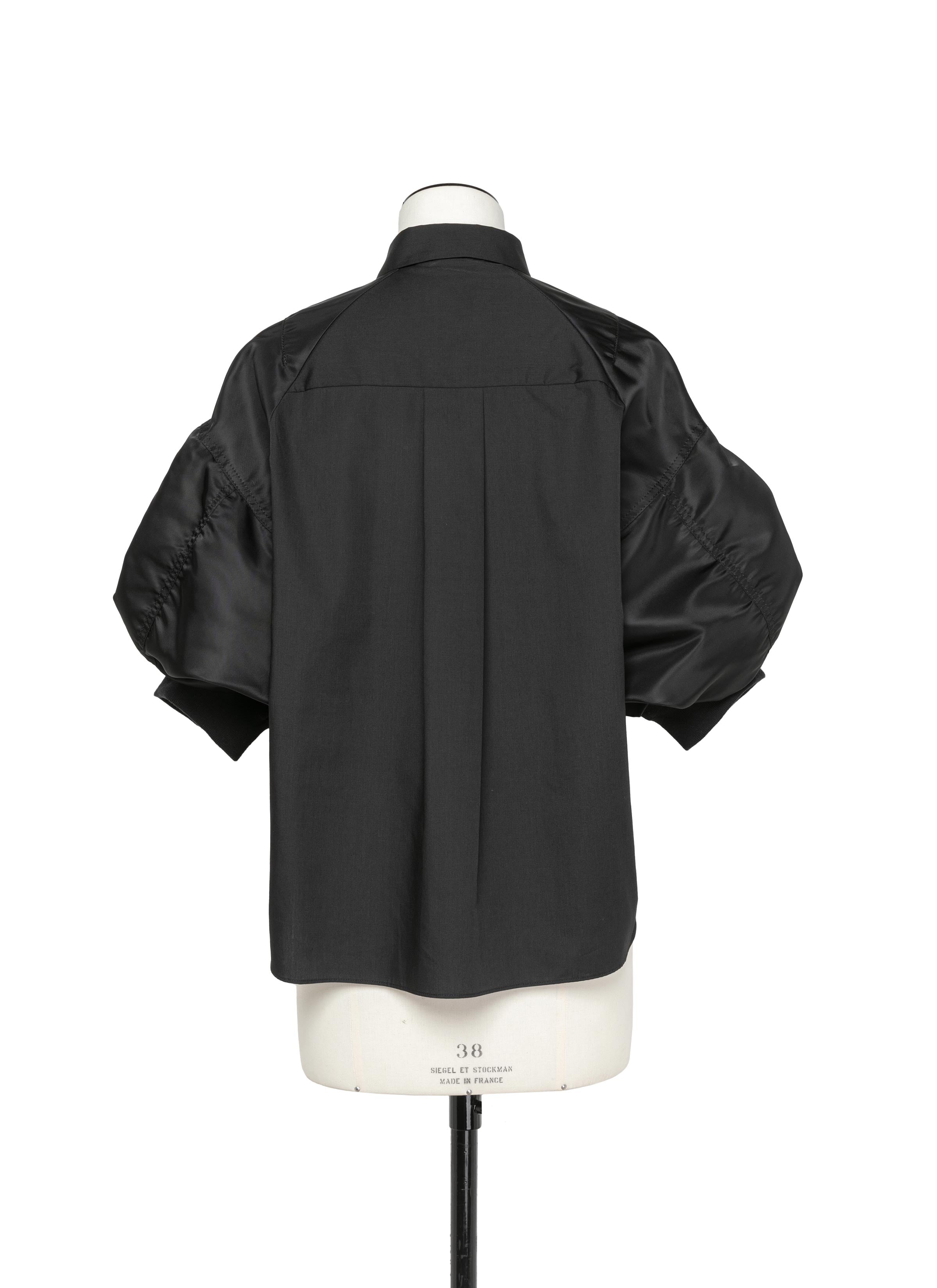 完売品✨‼️❤️sacai❤️21SS Cotton Poplin ブラウス SACAI Striped cotton-blend poplin shirt | NET-A-PORTER