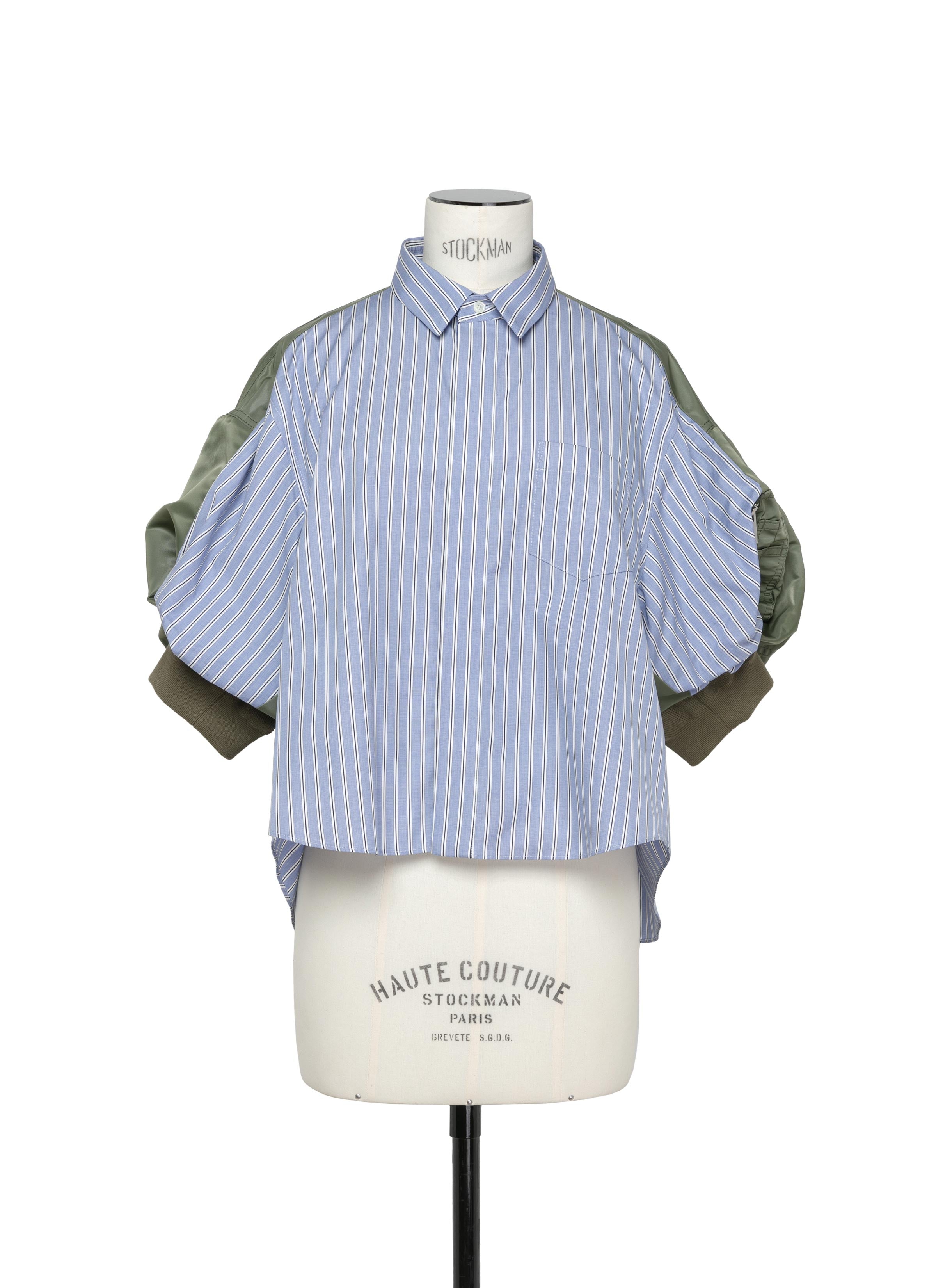 Cotton Poplin x Nylon Twill Shirt | sacai Official Store サカイ