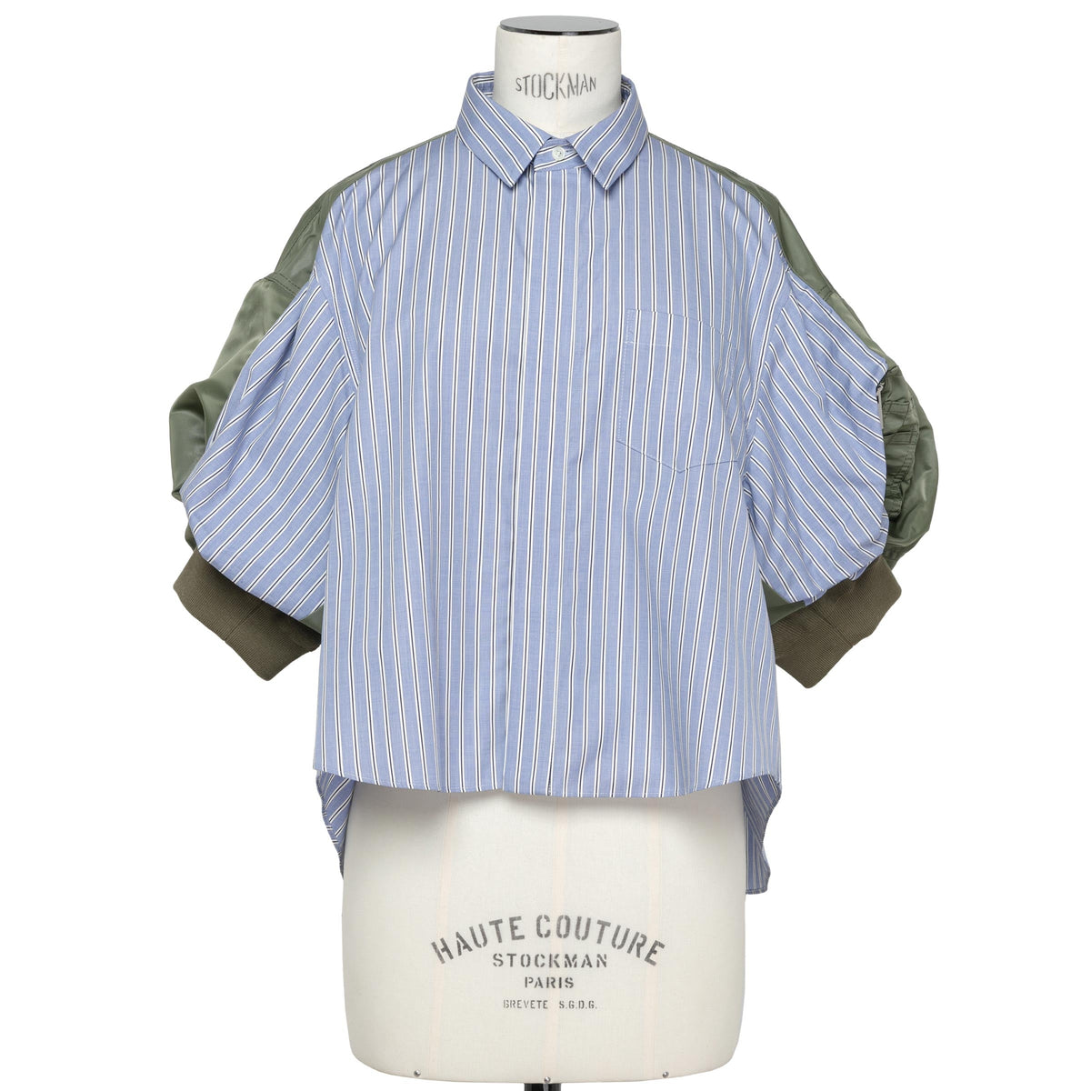 Cotton Poplin x Nylon Twill Shirt | sacai Official Store サカイ 