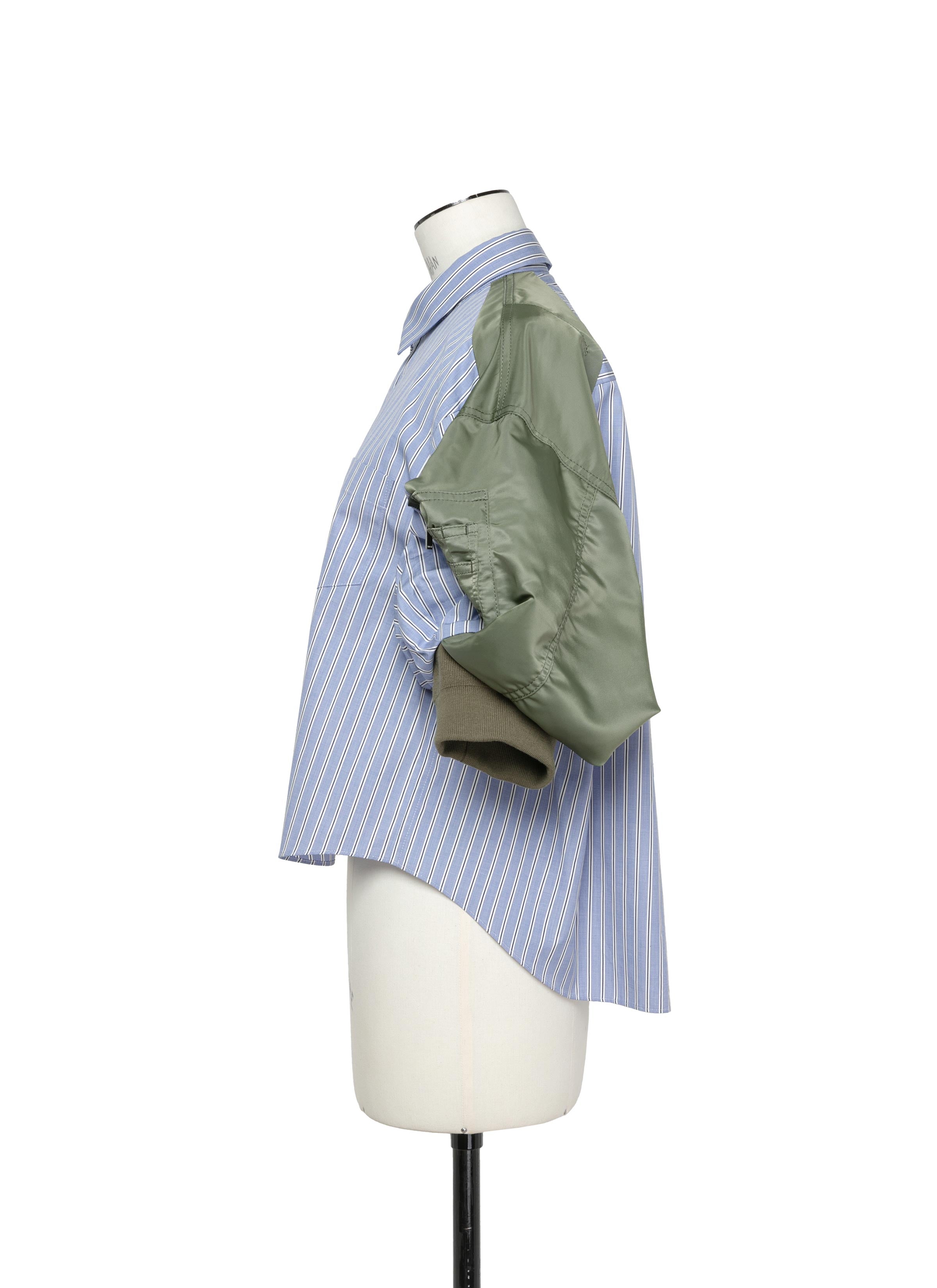 Cotton Poplin x Nylon Twill Shirt | sacai Official Store サカイ