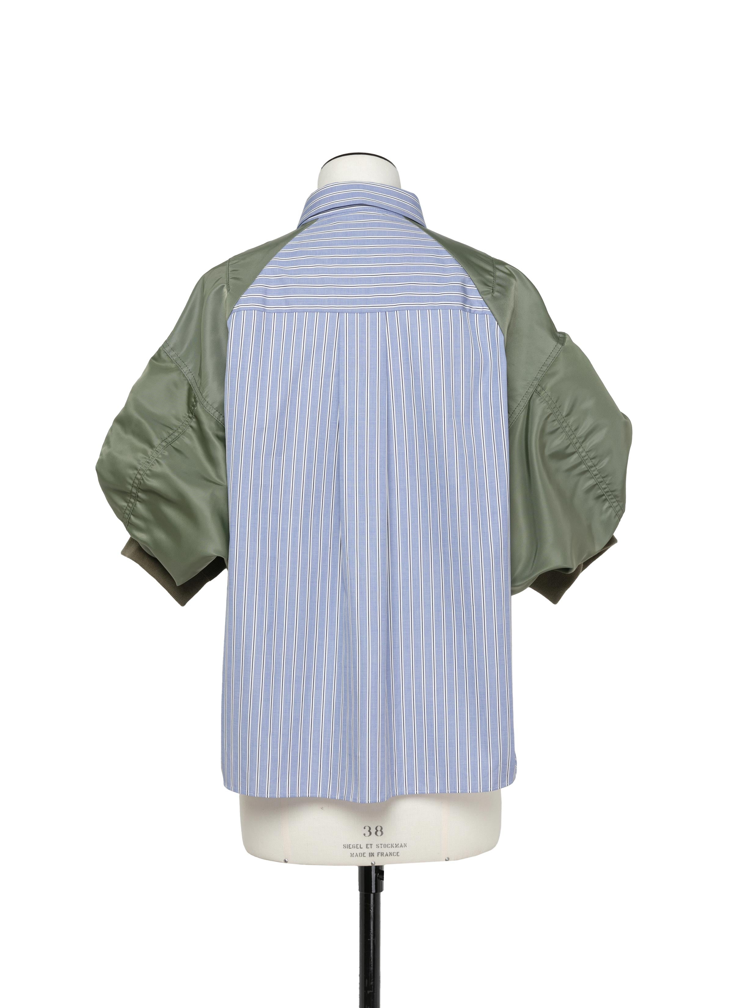 Cotton Poplin x Nylon Twill Shirt | sacai Official Store サカイ