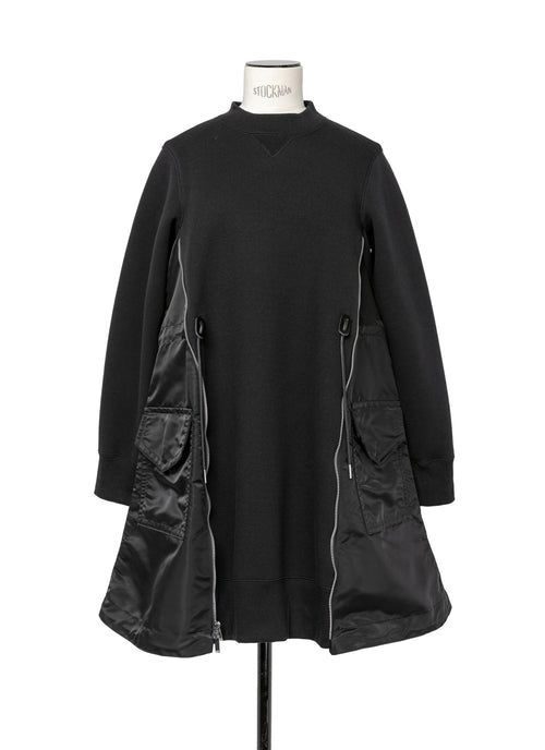 Nylon Twill x Sponge Sweater
