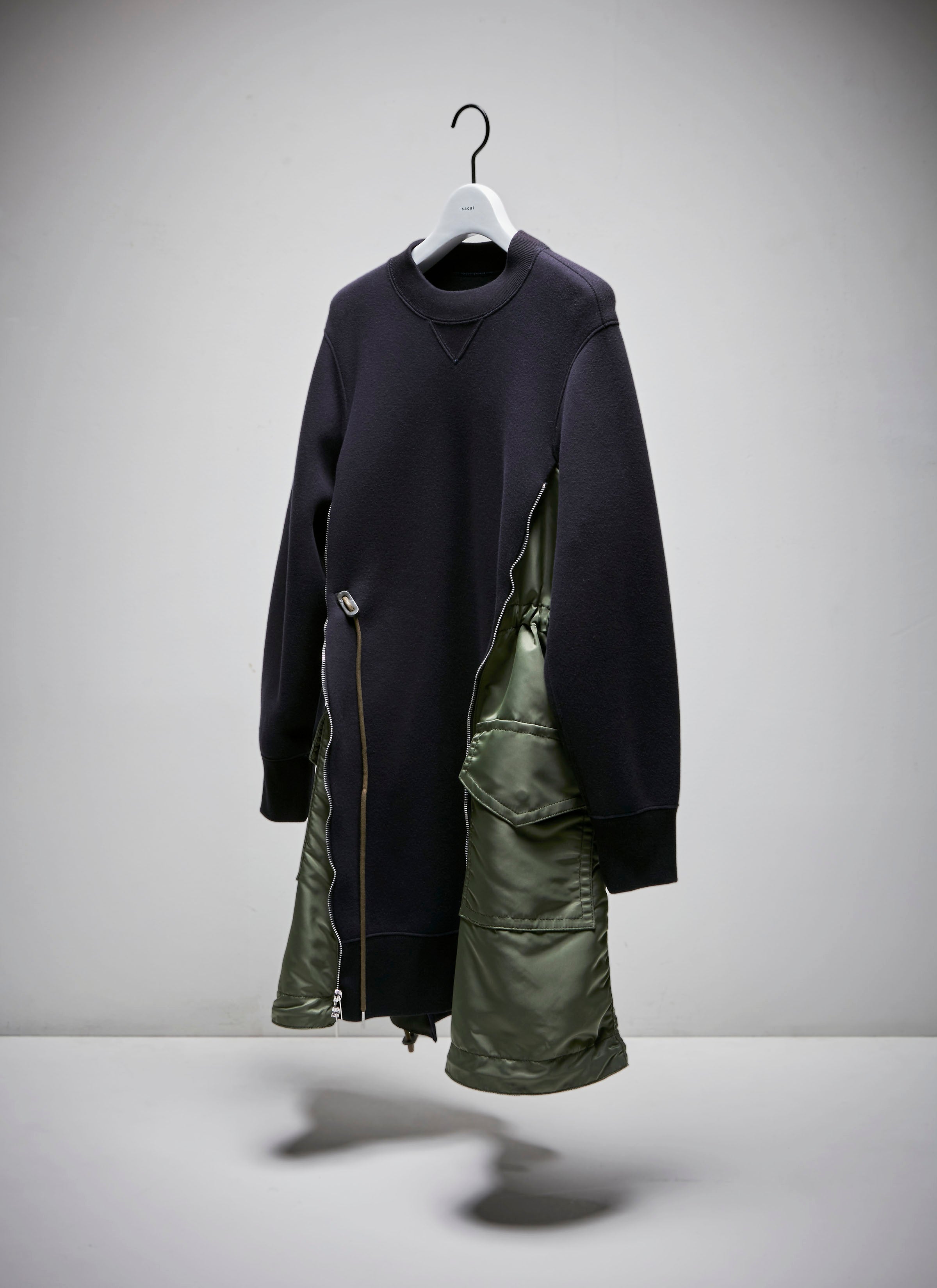 Sponge Sweat x Nylon Twill Dress