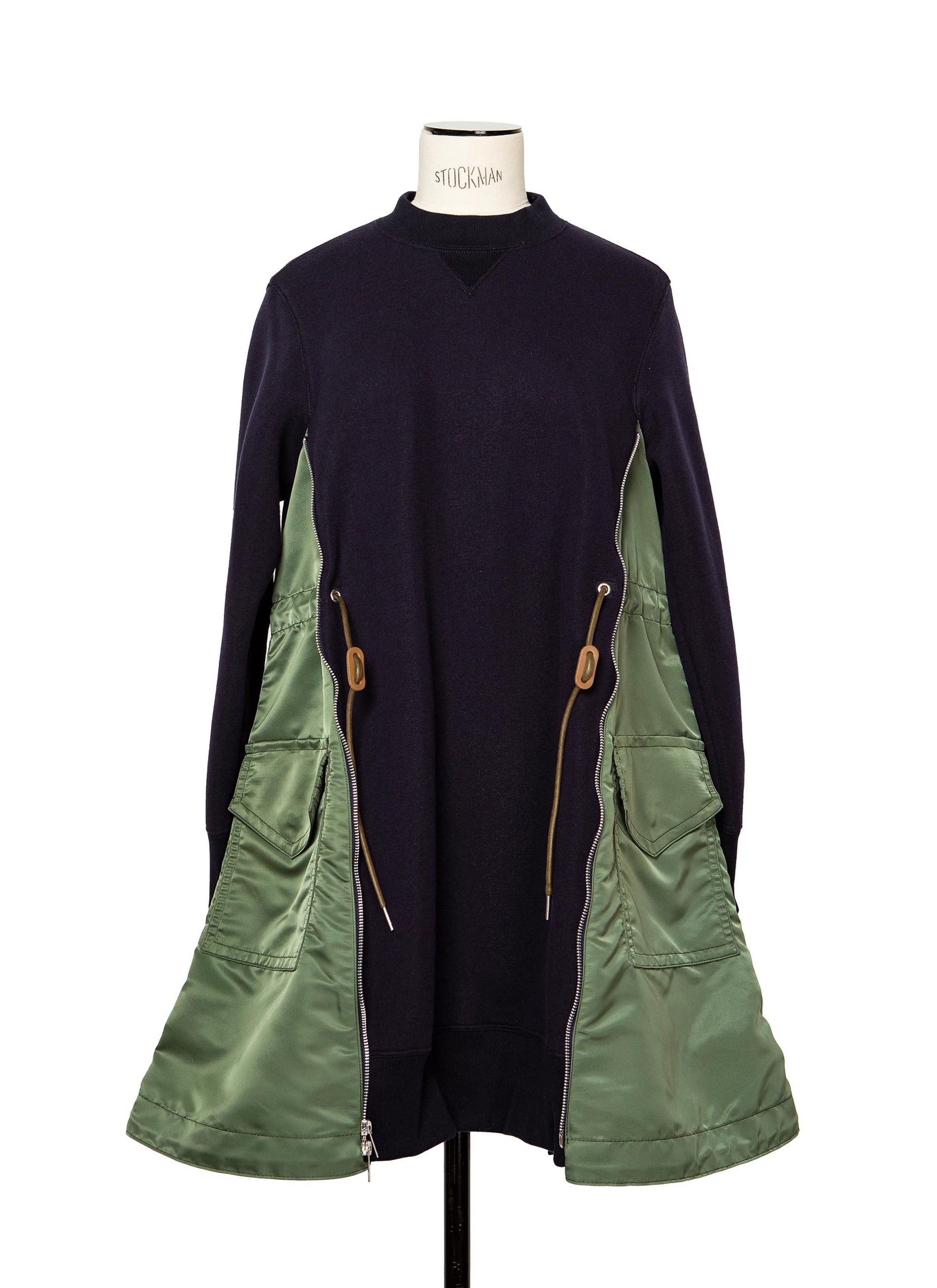 Sponge Sweat x Nylon Twill Dress