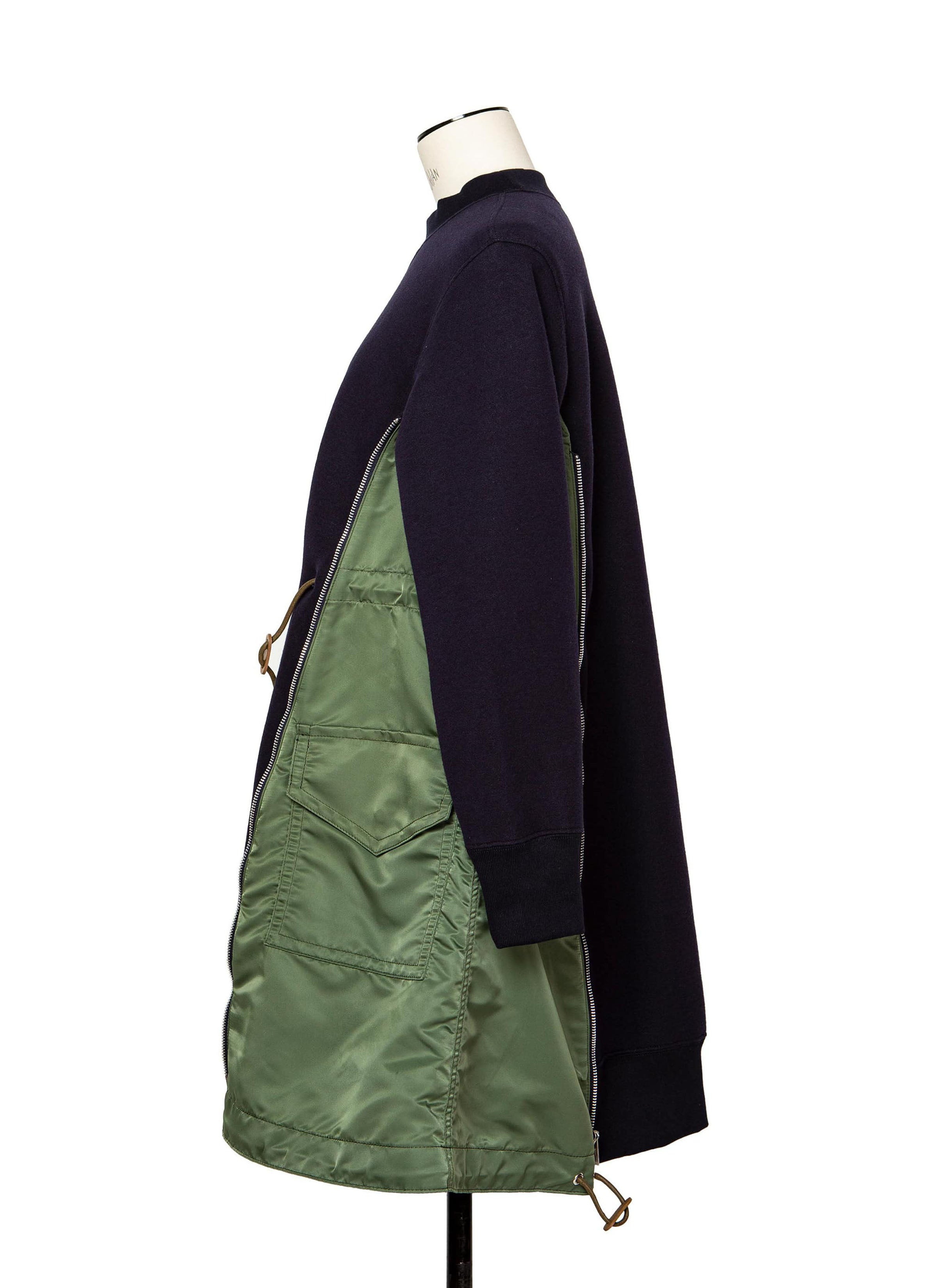 Sponge Sweat x Nylon Twill Dress