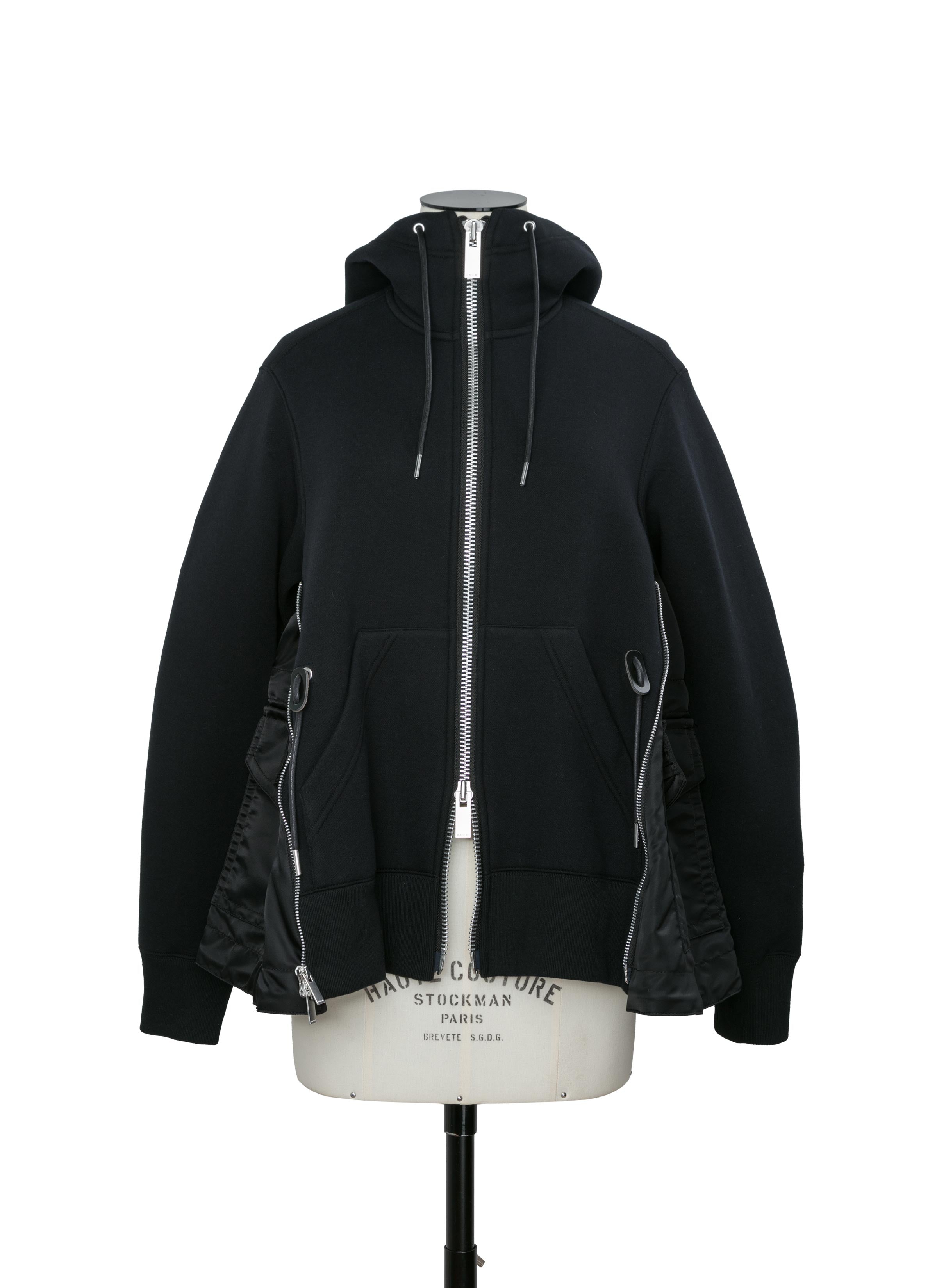 Sponge Sweat x Nylon Twill Hoodie