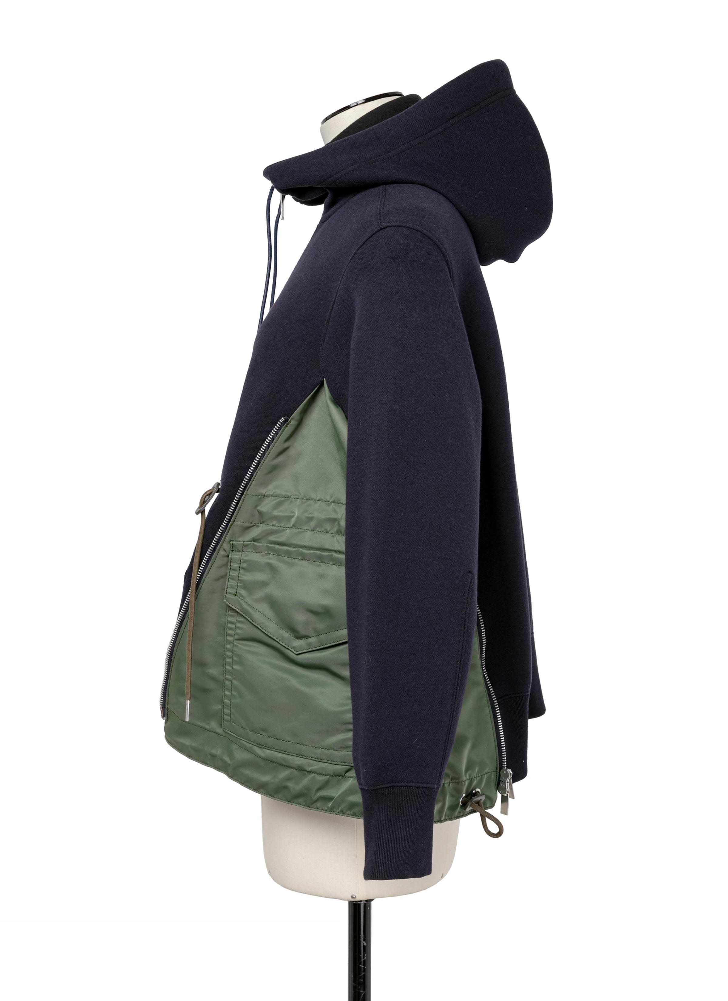 Sponge Sweat x Nylon Twill Hoodie | sacai Official Store サカイ