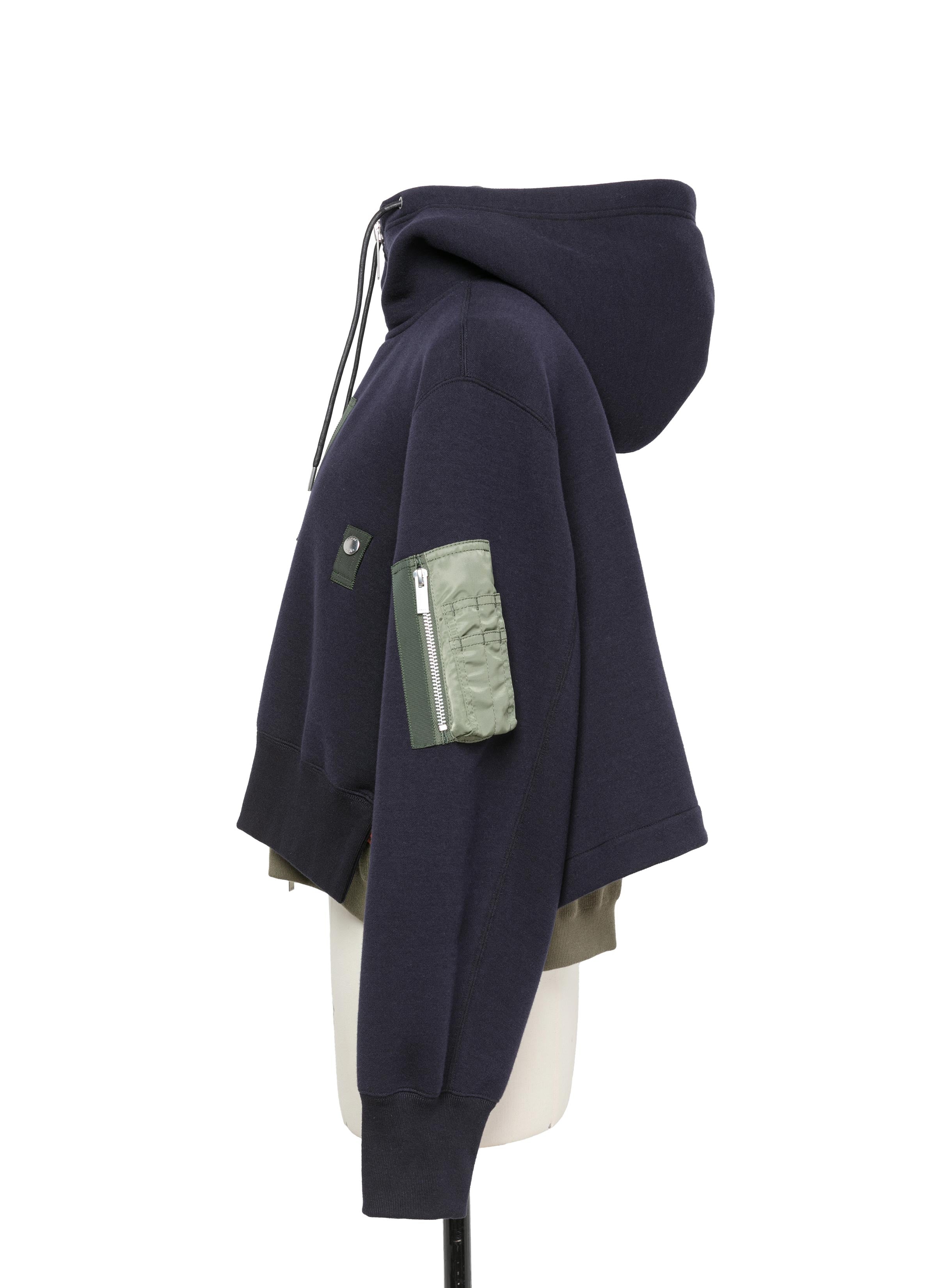 Sponge Sweat x Nylon Twill Hoodie | sacai Official Store サカイ