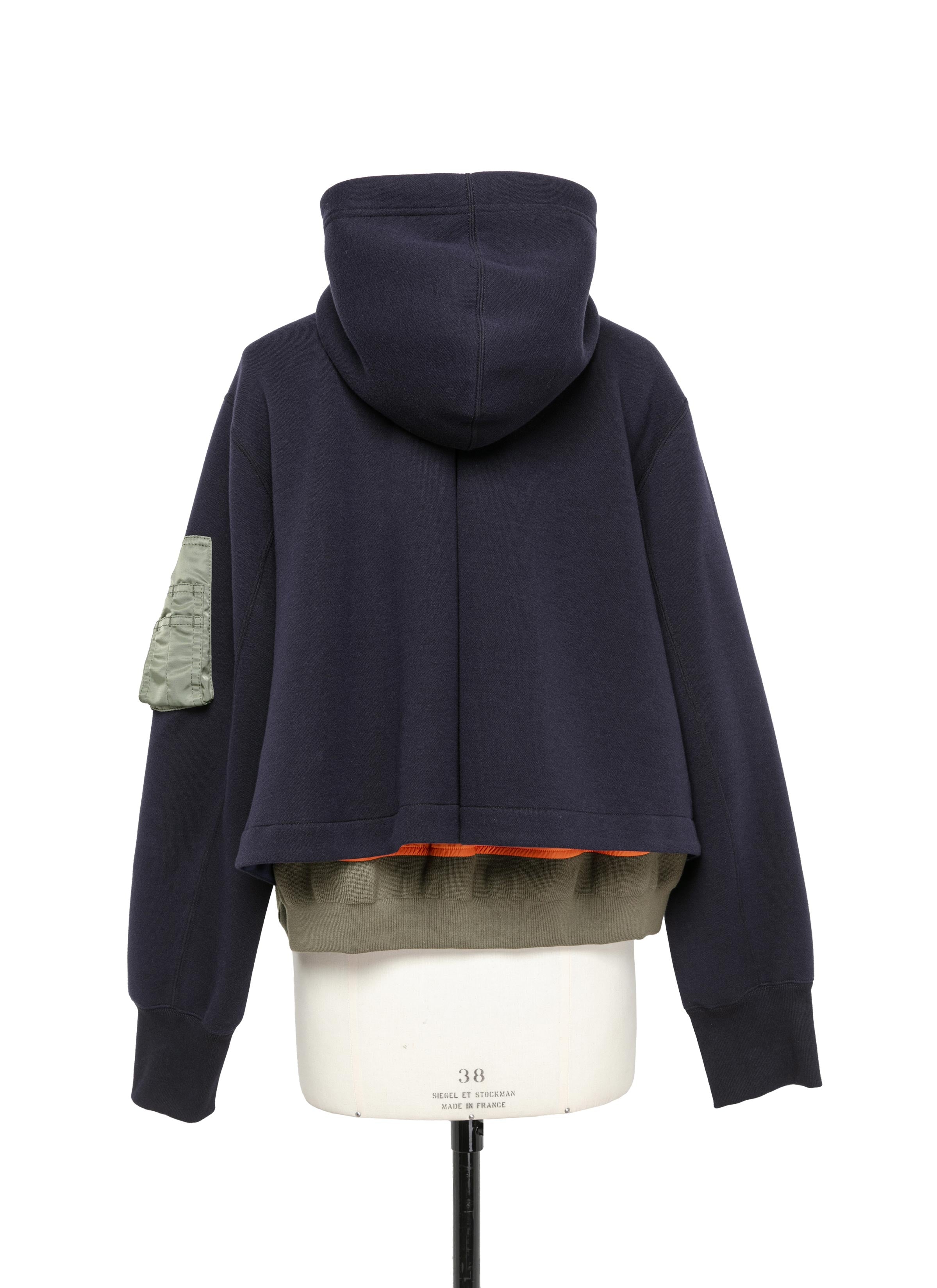 Sponge Sweat x Nylon Twill Hoodie | sacai Official Store サカイ