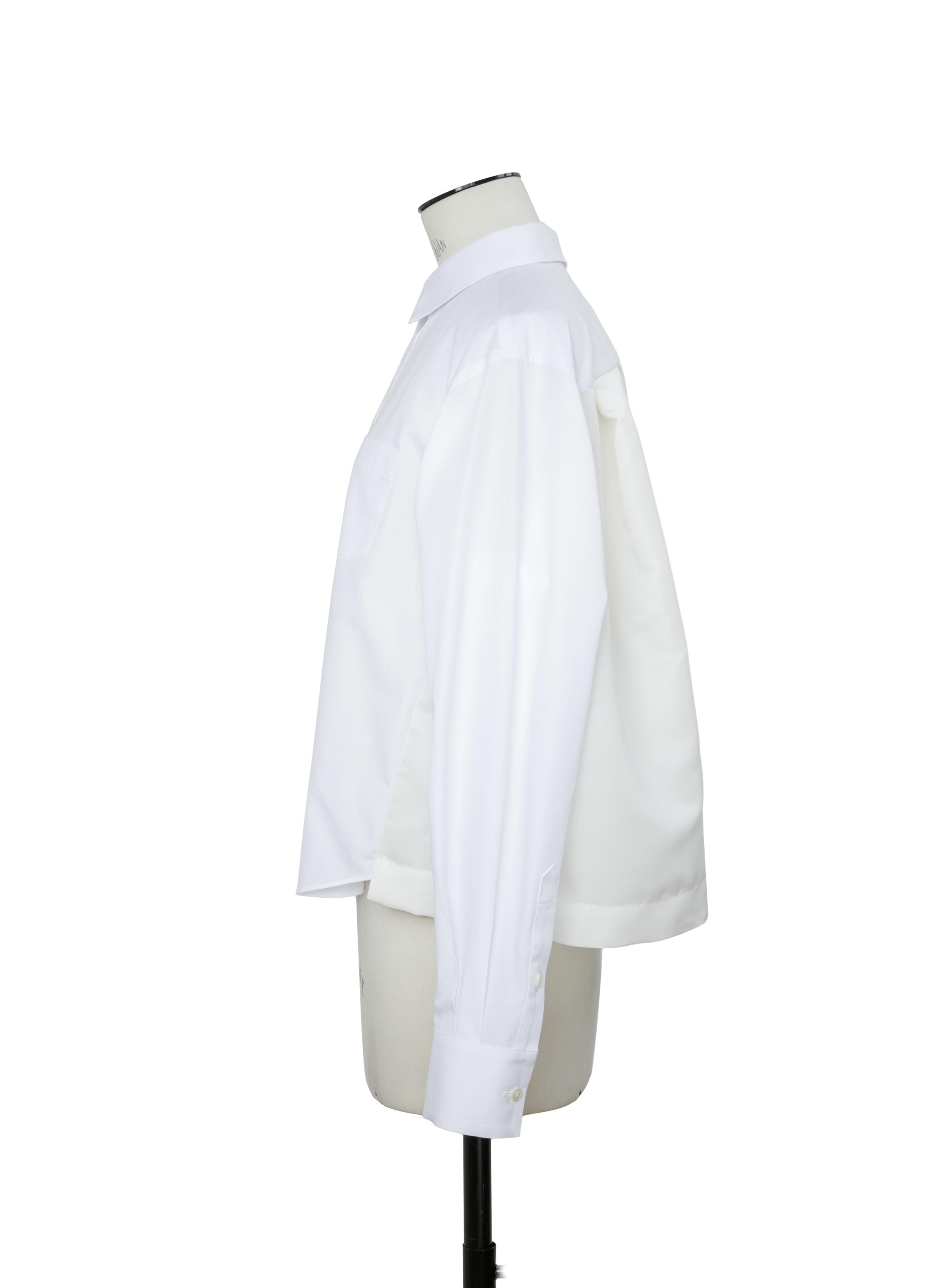 Cotton Poplin x Nylon Twill Shirt