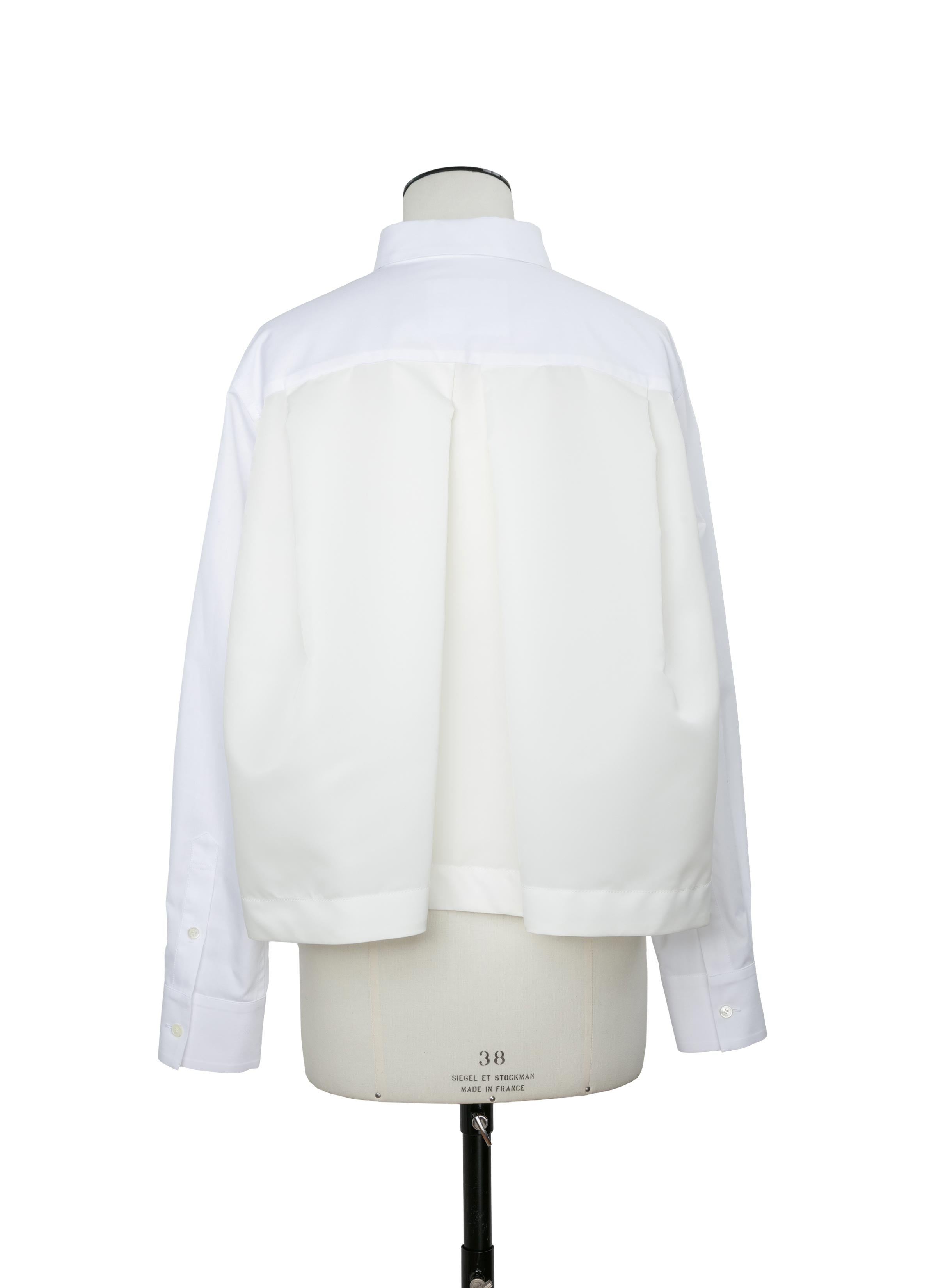 Cotton Poplin x Nylon Twill Shirt