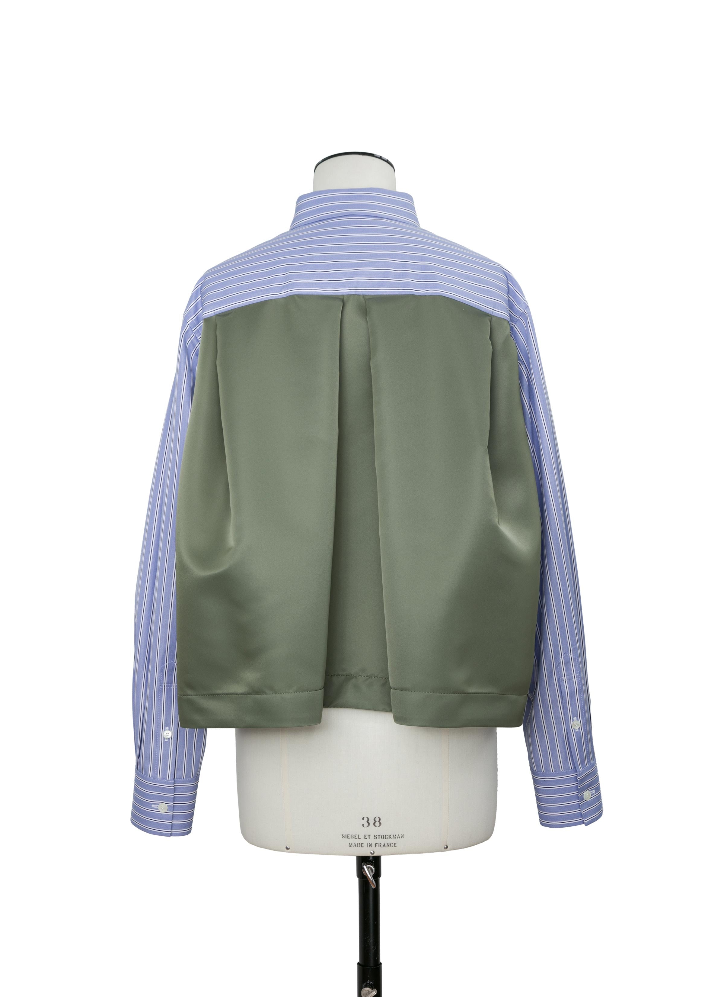 Cotton Poplin x Nylon Twill Shirt