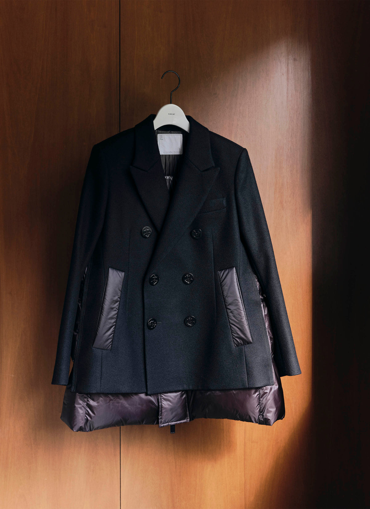 Wool Melton x Puffer Jacket