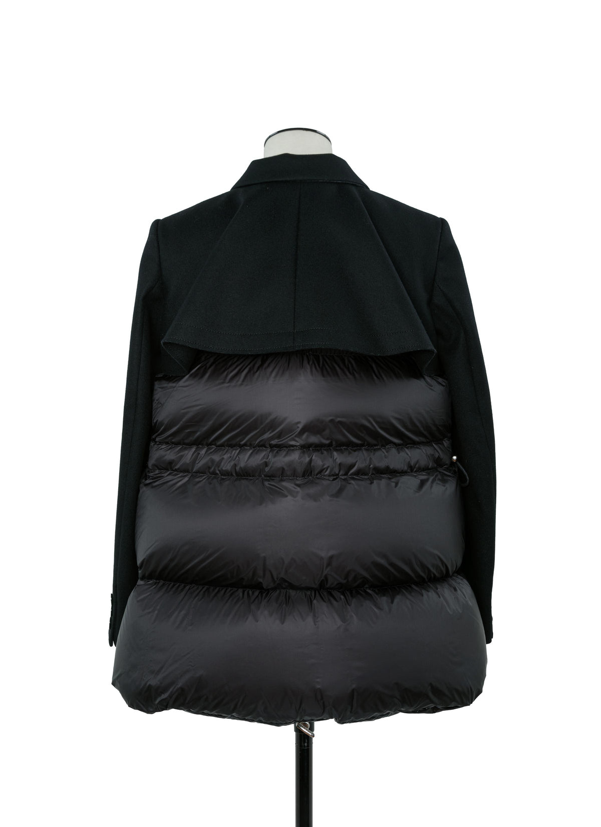 Wool Melton x Puffer Jacket