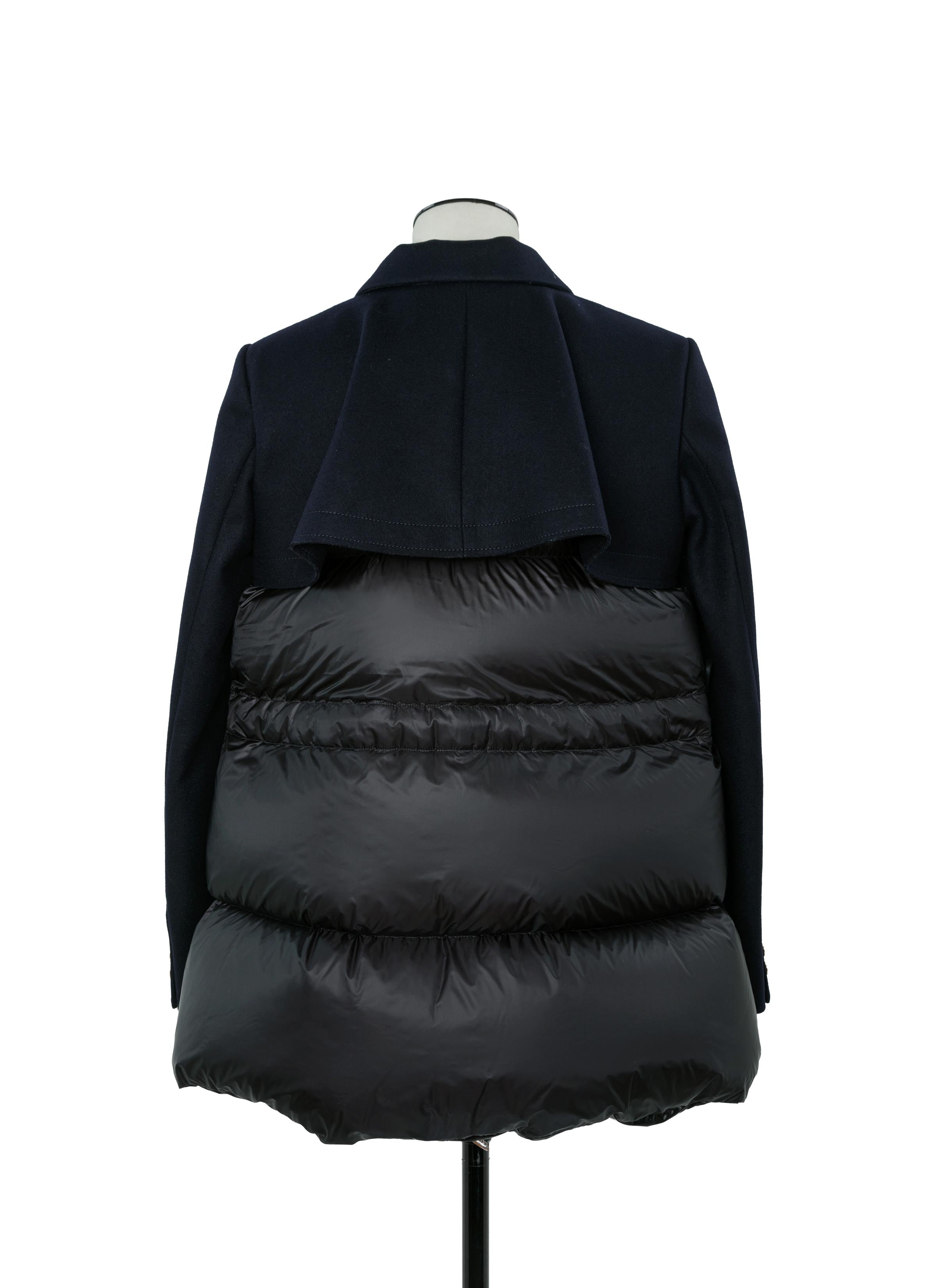 Wool Melton x Puffer Jacket | sacai Official Store サカイ オフィシャル