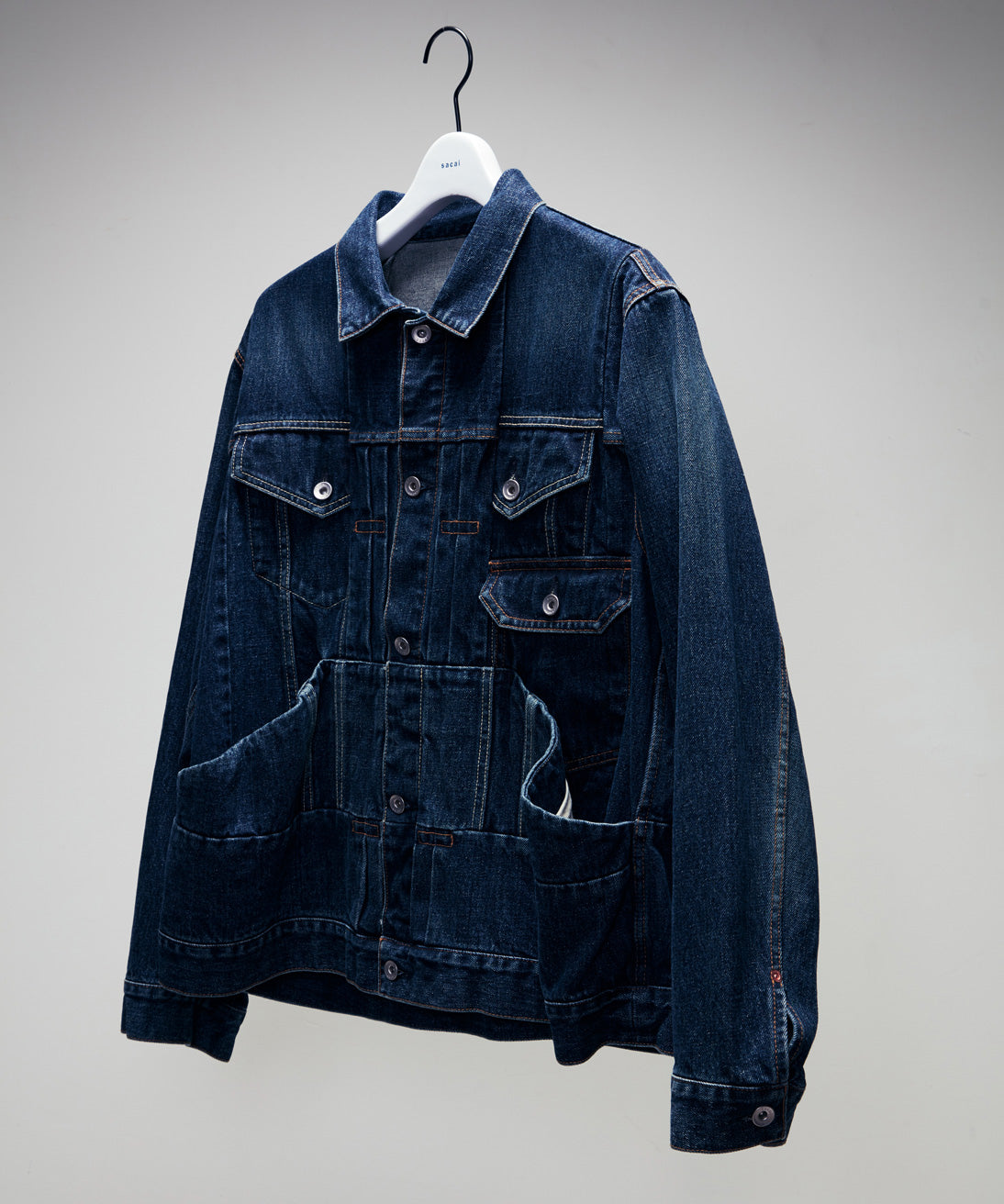 Sacai サカイ ベスト 黒 MA1 - メルカリ